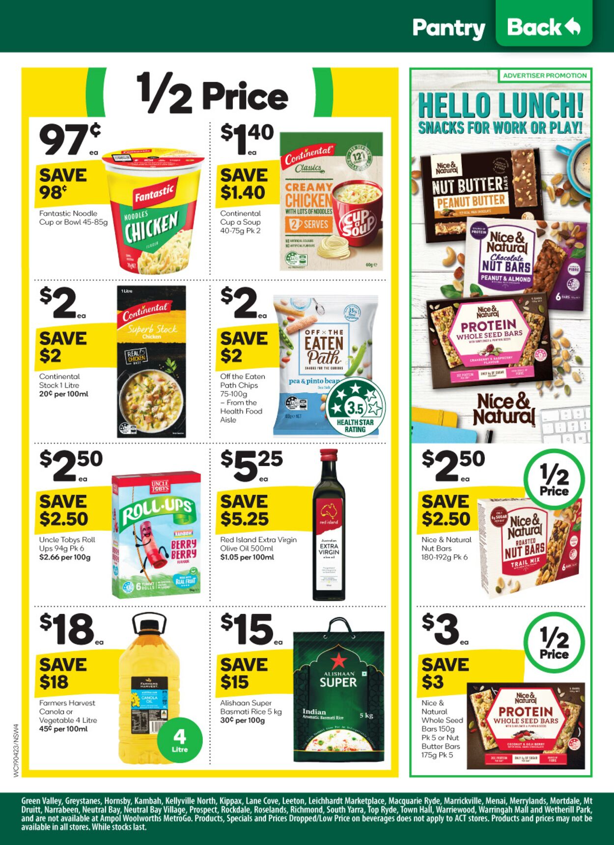 Catalogue Woolworths 19.04.2023 - 25.04.2023