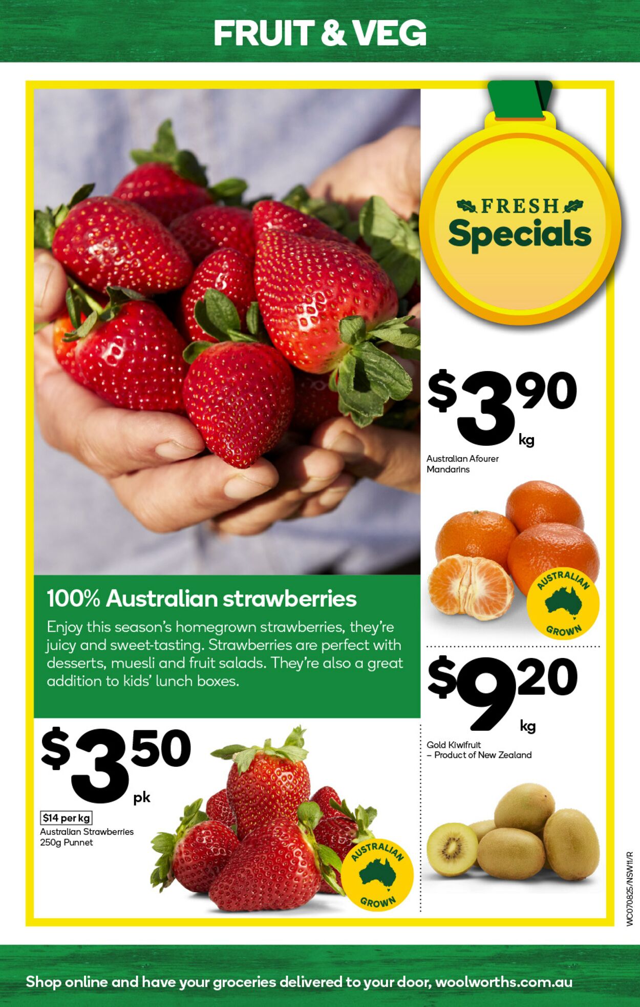 Catalogue Woolworths 07.08.2024 - 13.08.2024