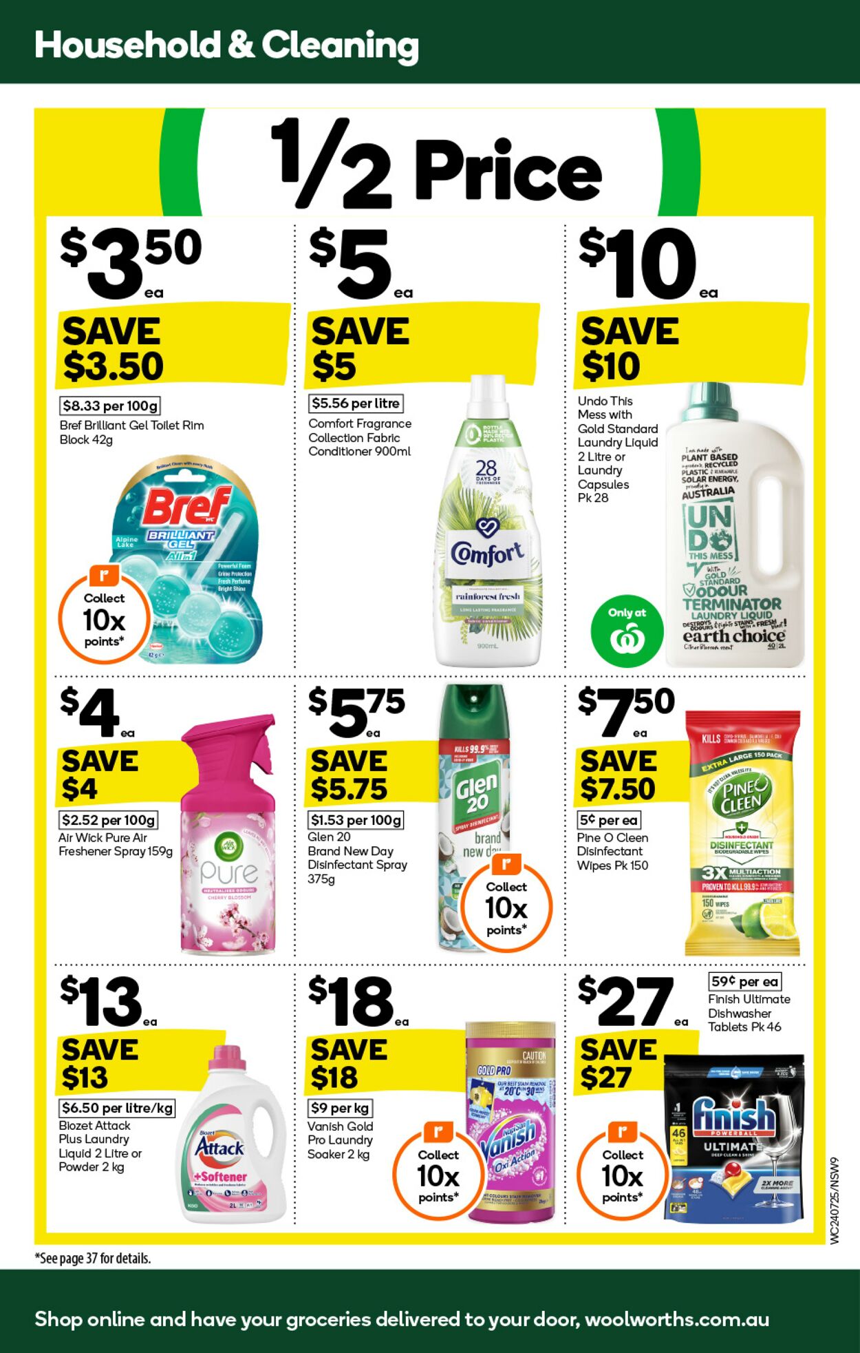 Catalogue Woolworths 24.07.2024 - 30.07.2024