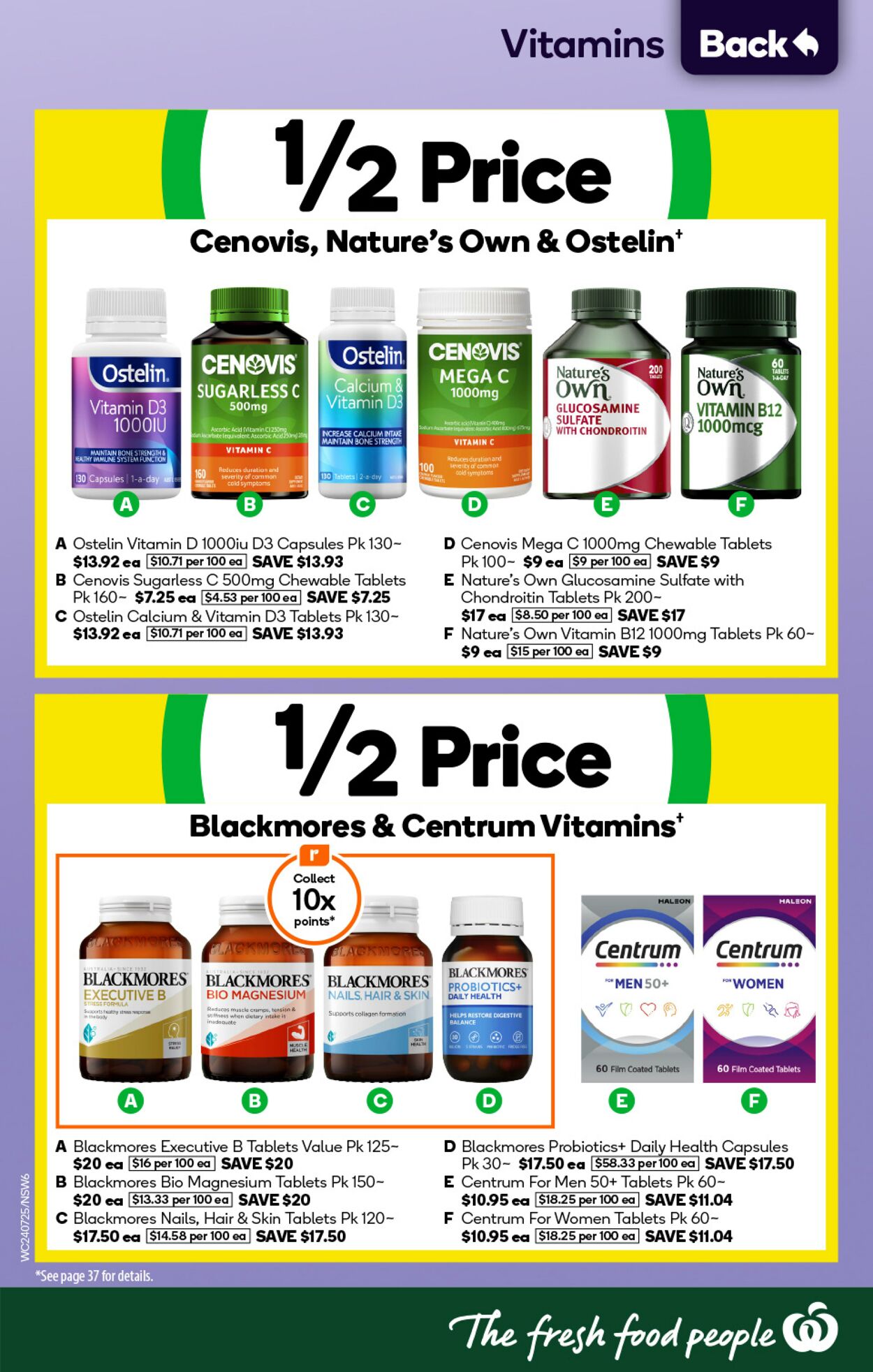 Catalogue Woolworths 24.07.2024 - 30.07.2024