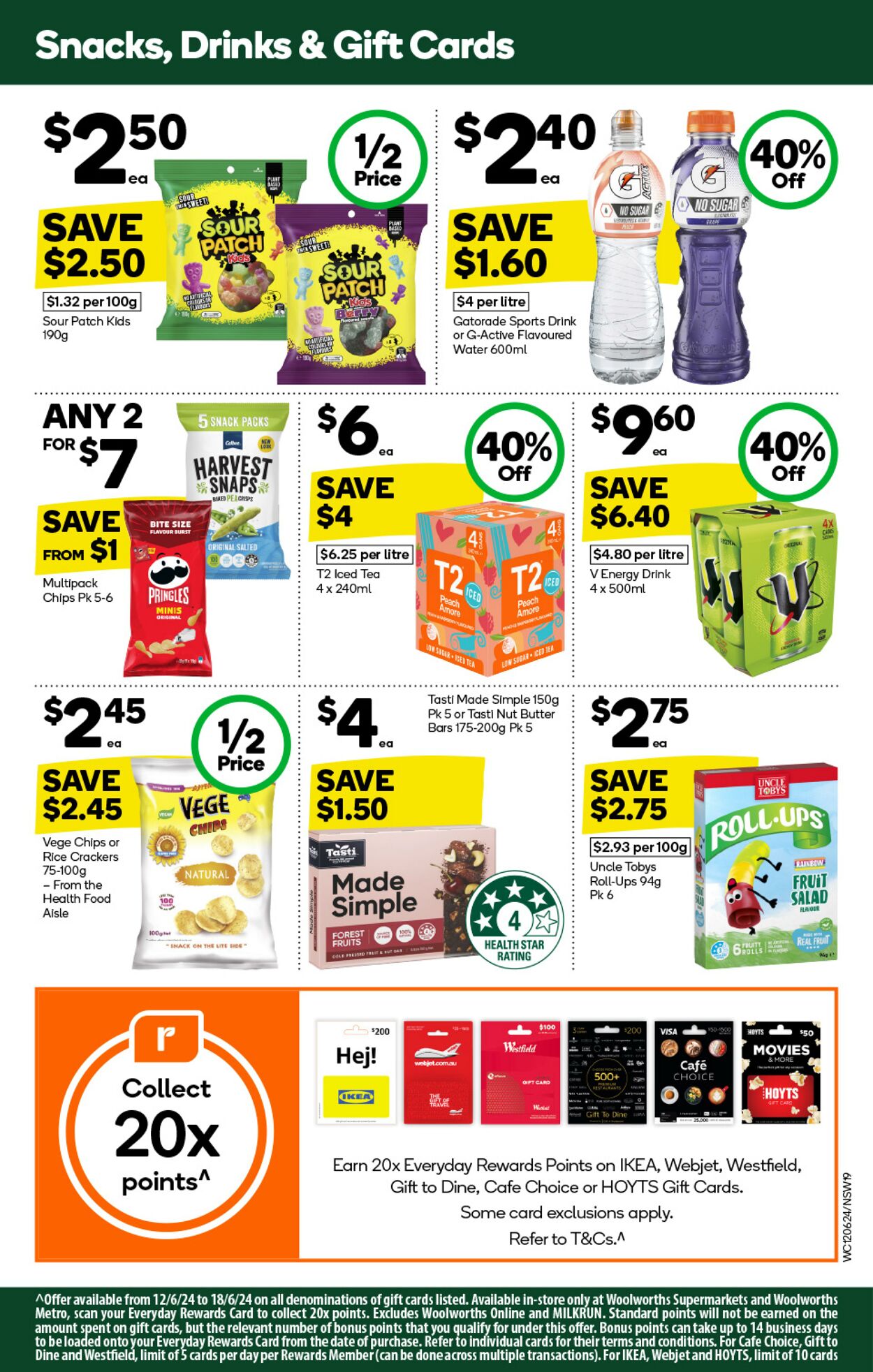 Catalogue Woolworths 12.06.2024 - 18.06.2024