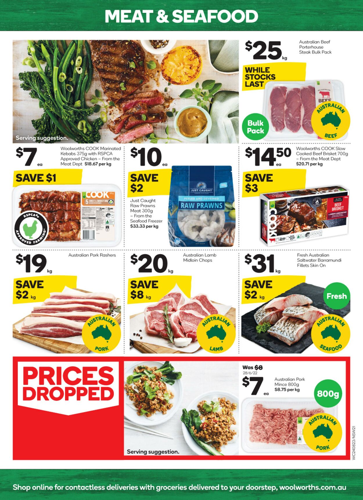 Catalogue Woolworths 24.08.2022 - 30.08.2022