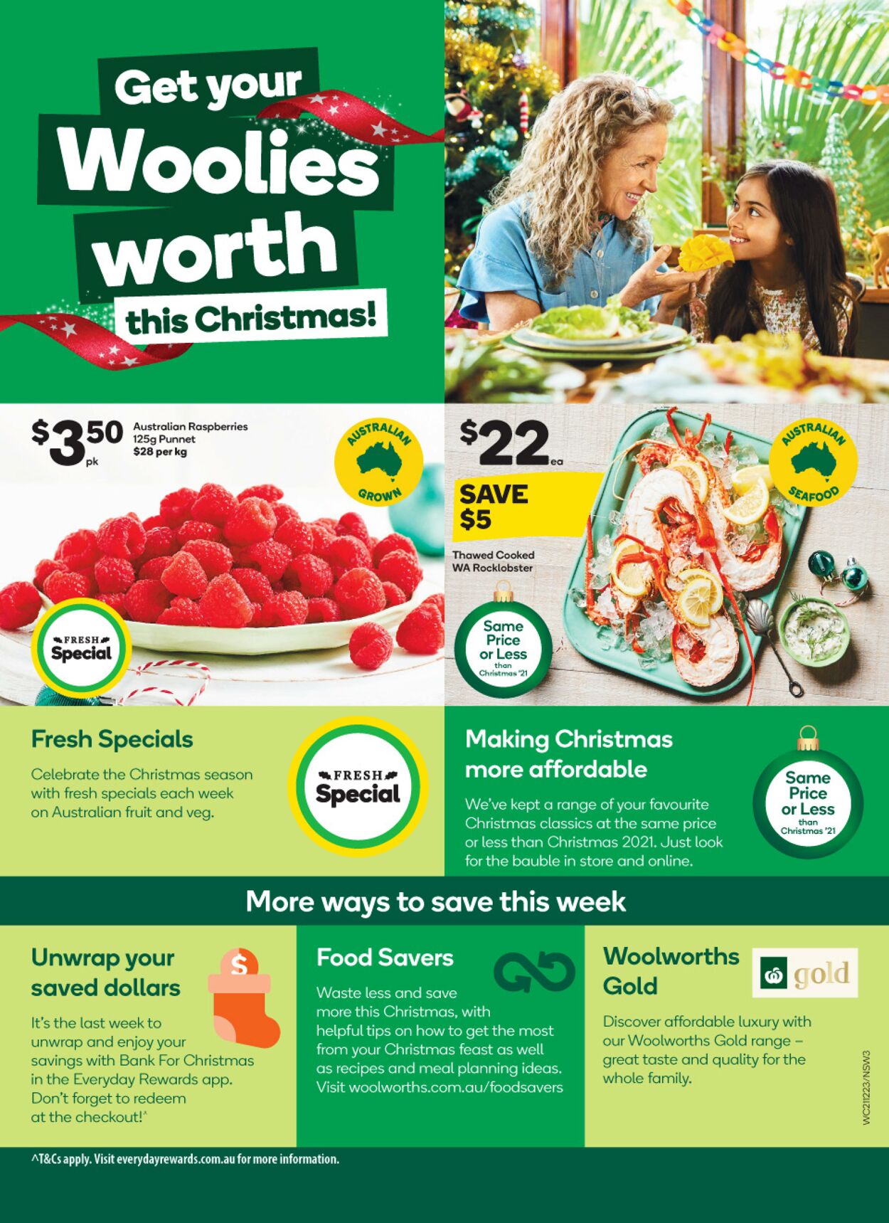 Catalogue Woolworths 21.12.2022 - 27.12.2022