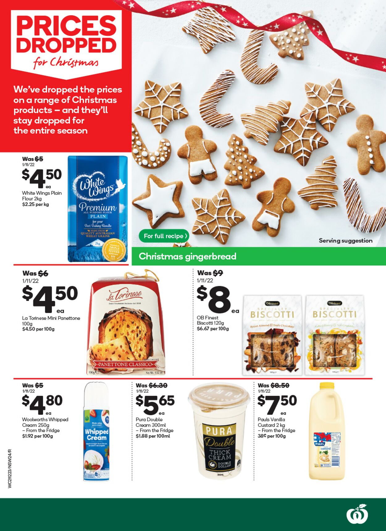 Catalogue Woolworths 21.12.2022 - 27.12.2022