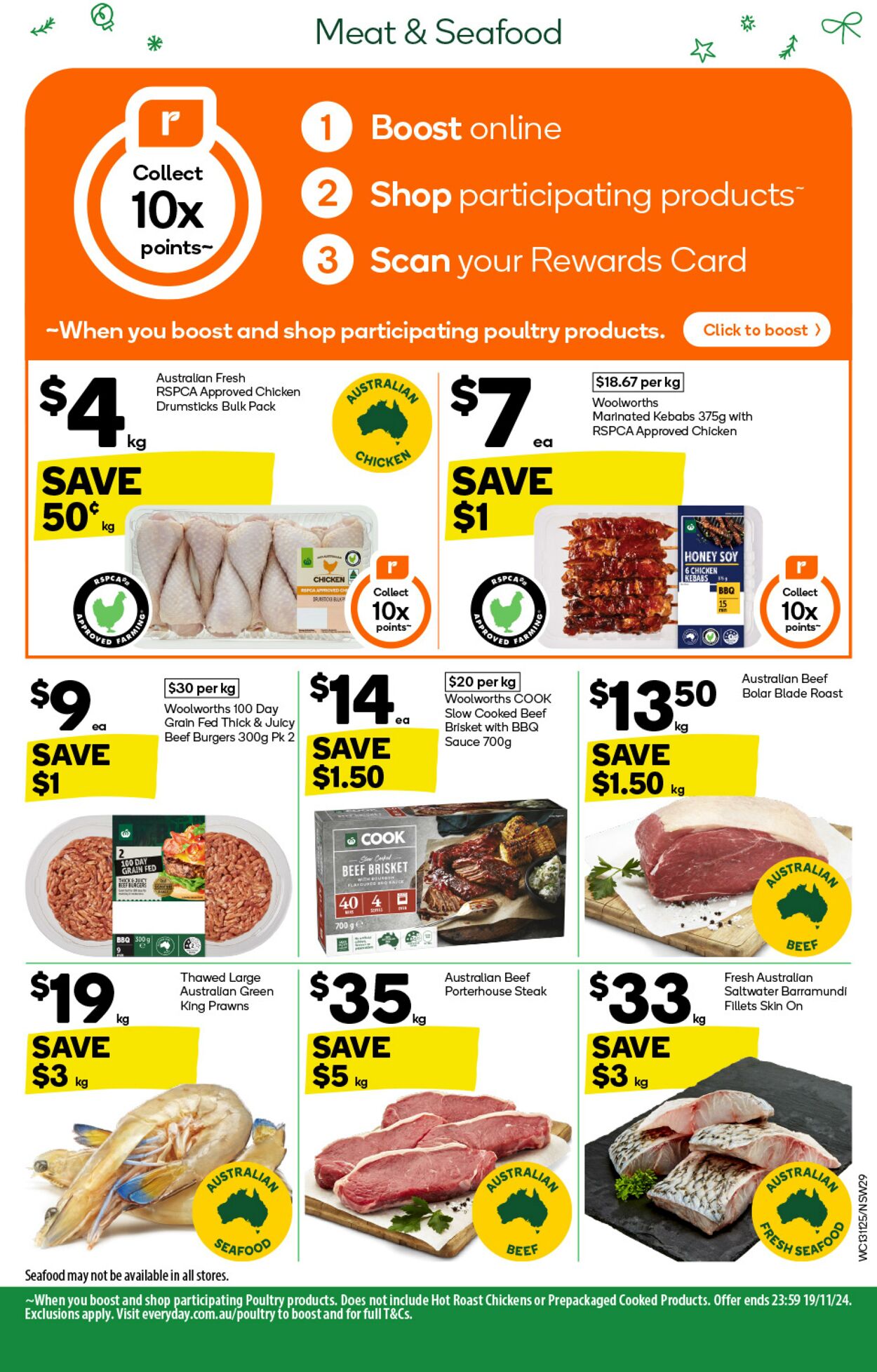 Catalogue Woolworths 13.11.2024 - 19.11.2024