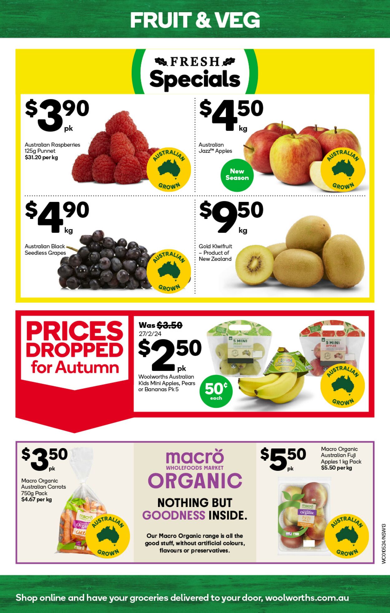 Catalogue Woolworths 01.05.2024 - 07.05.2024