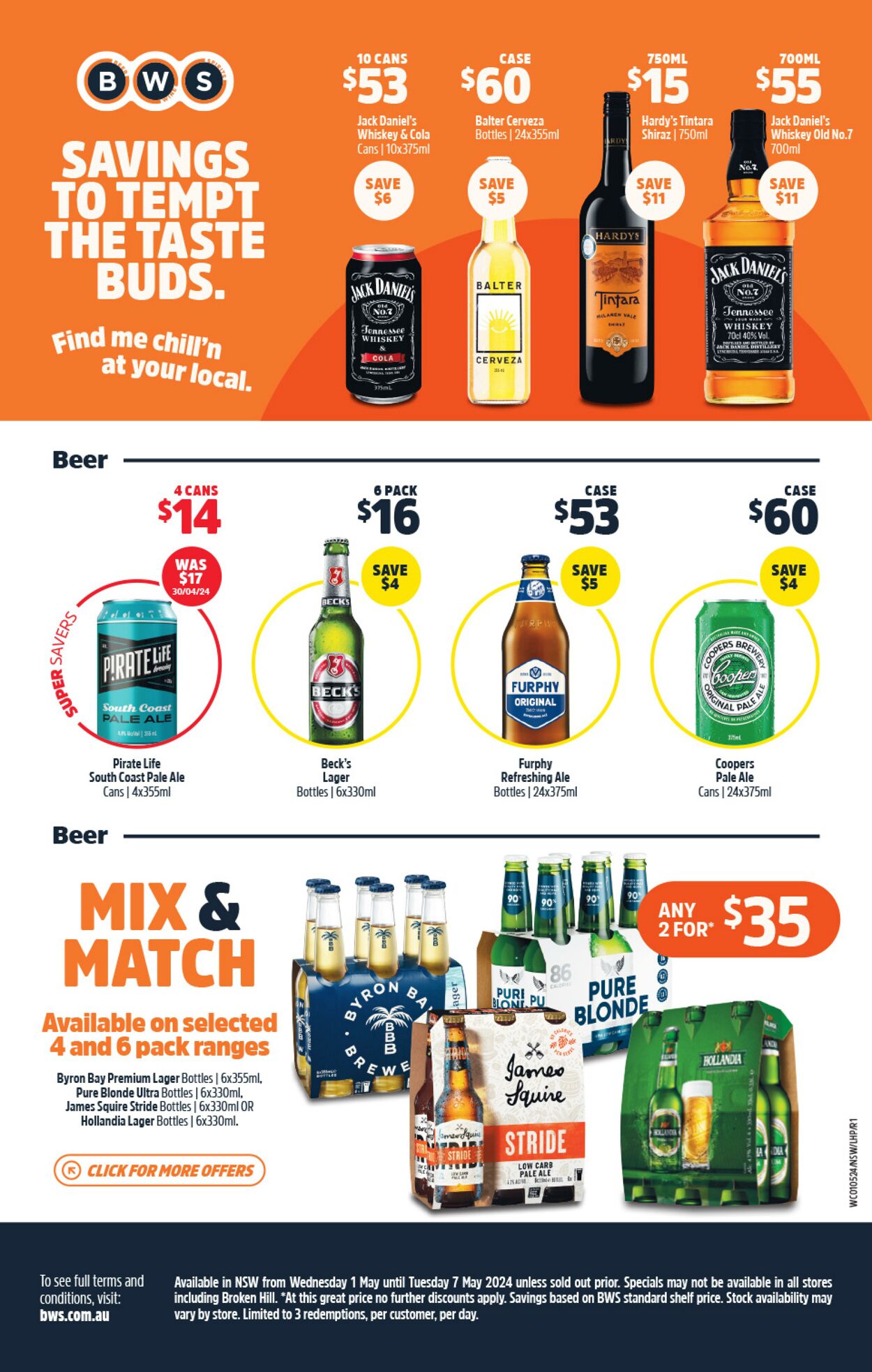 Catalogue Woolworths 01.05.2024 - 07.05.2024