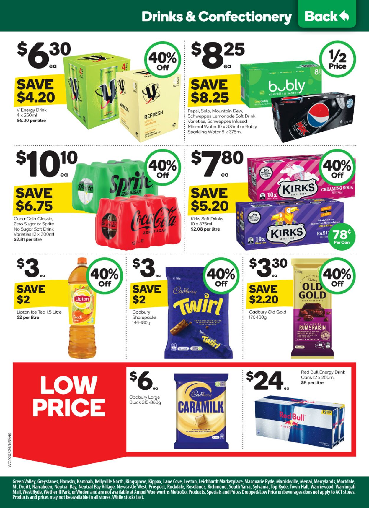 Catalogue Woolworths 02.08.2023 - 08.08.2023