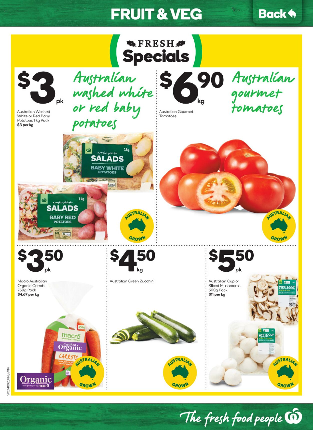 Catalogue Woolworths 14.09.2022 - 20.09.2022