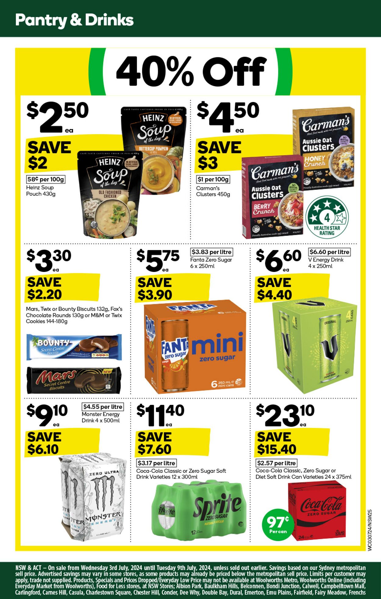 Catalogue Woolworths 03.07.2024 - 09.07.2024