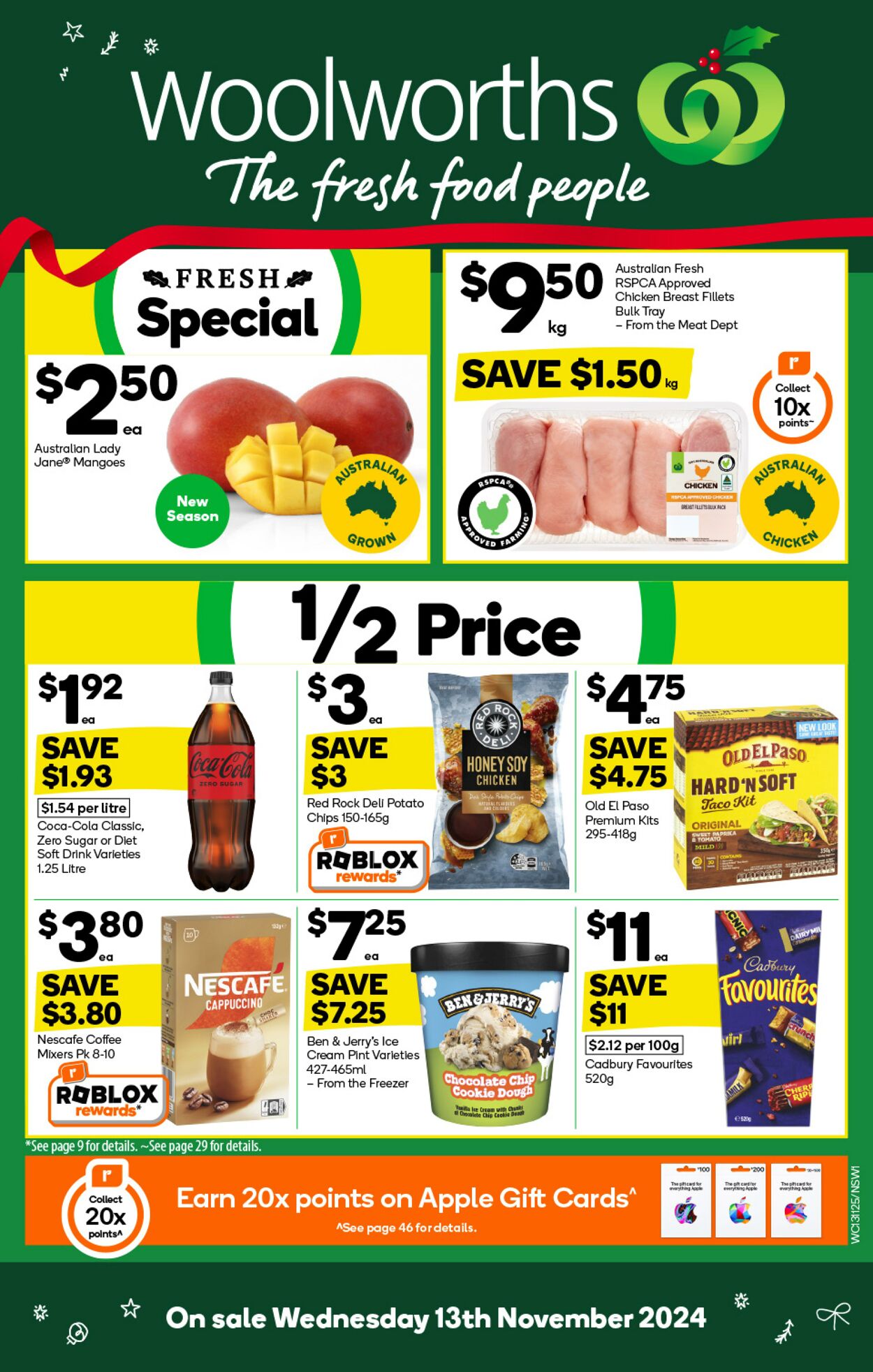 Catalogue Woolworths 13.11.2024 - 19.11.2024