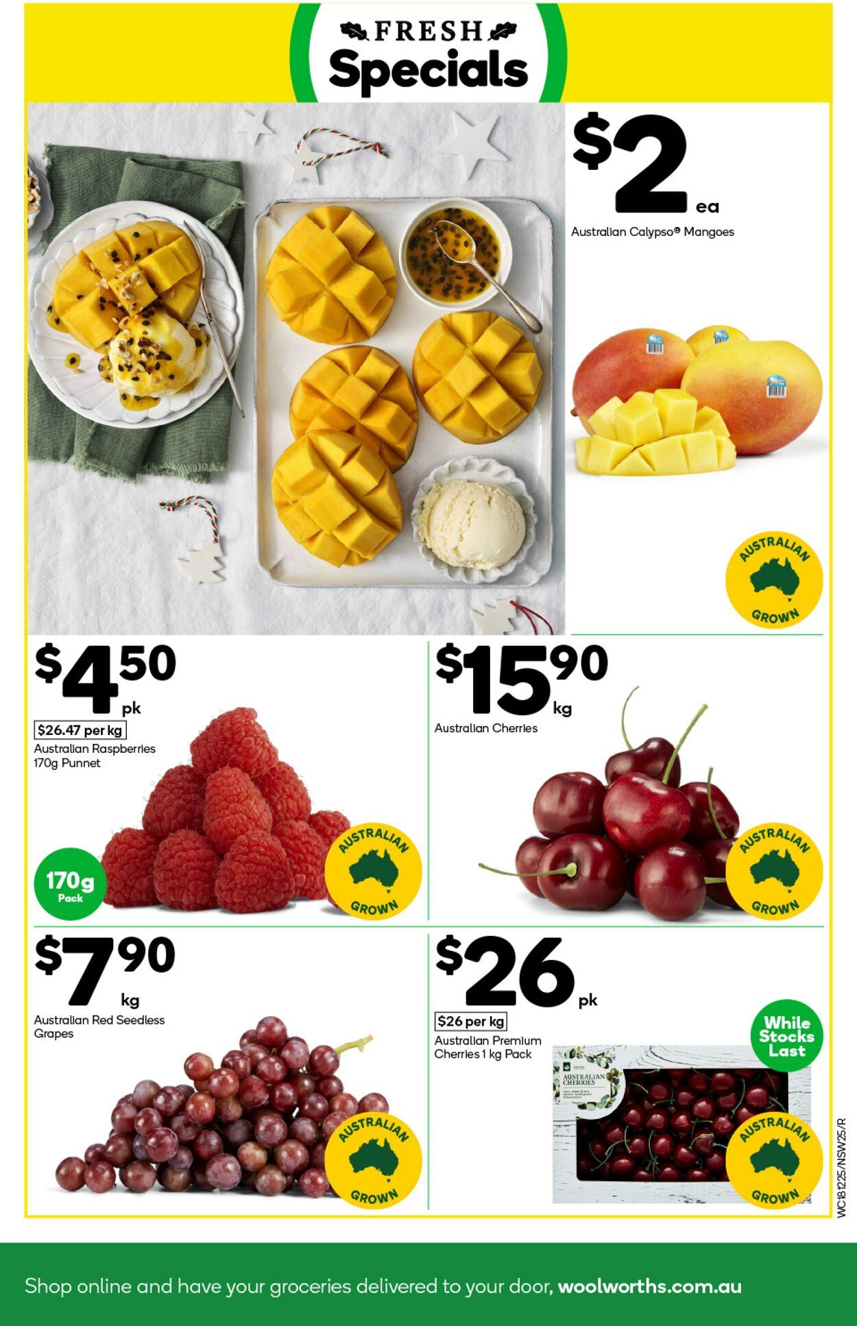 Catalogue Woolworths 18.12.2024 - 24.12.2024