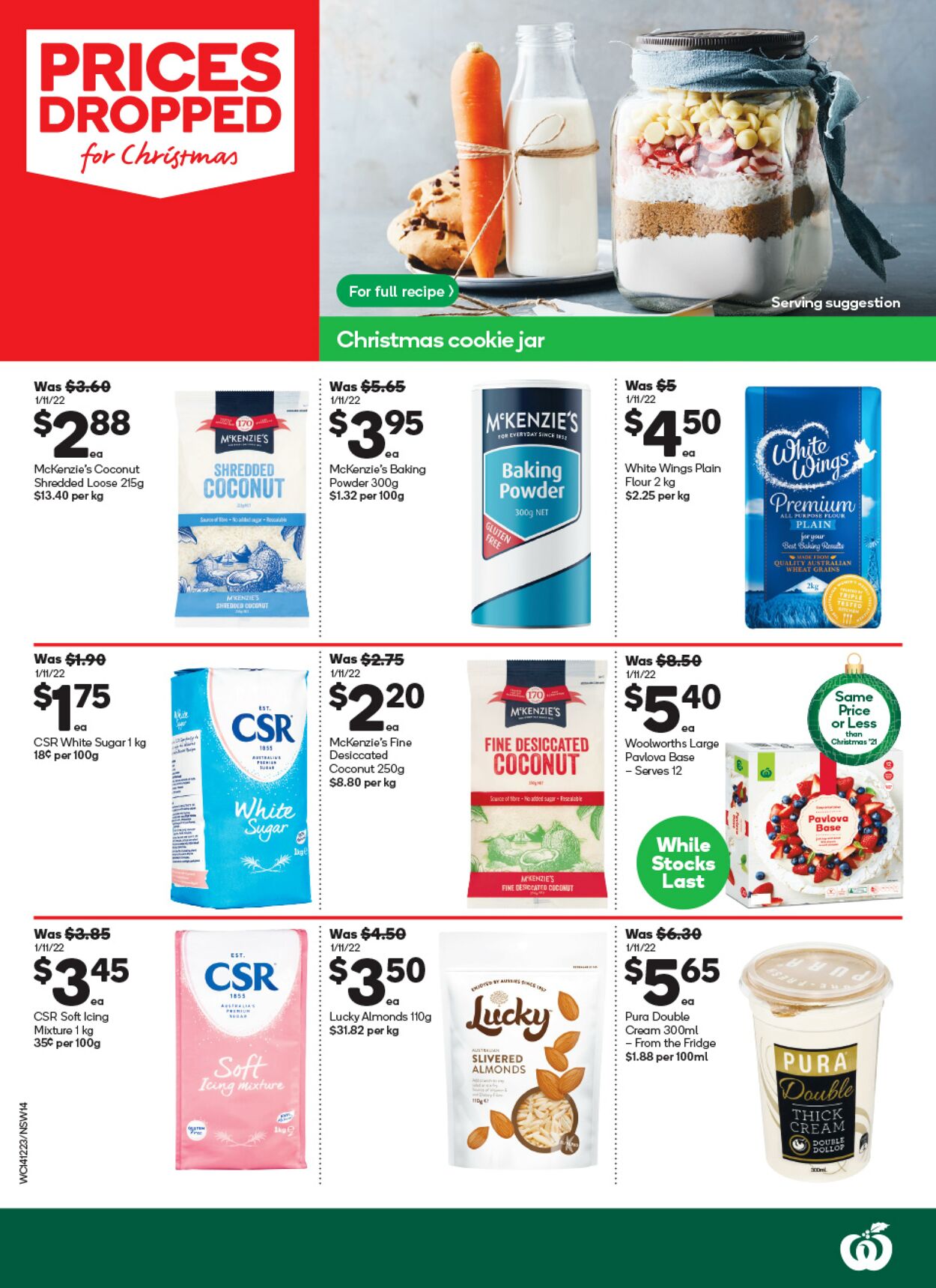 Catalogue Woolworths 14.12.2022 - 20.12.2022