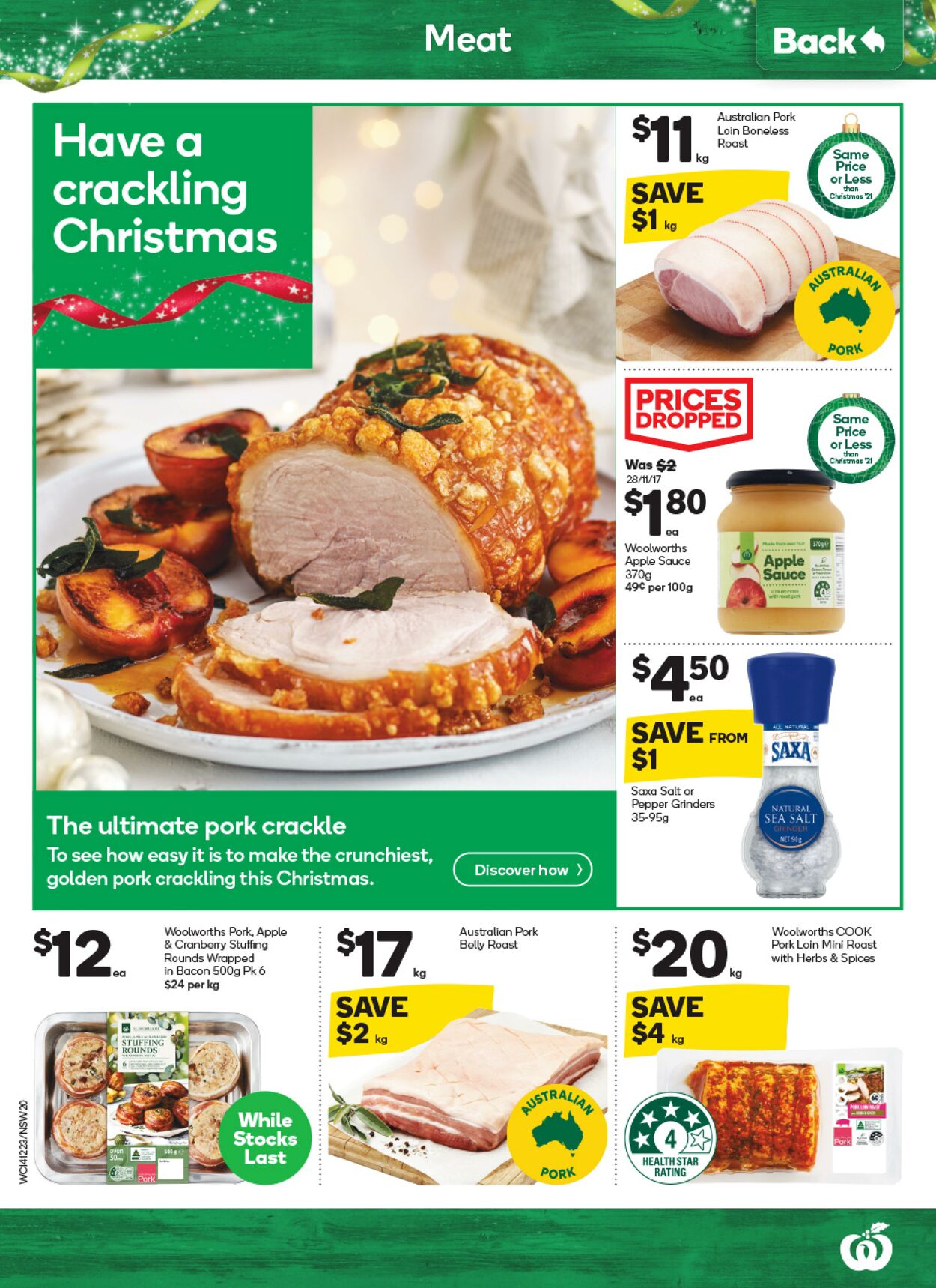 Catalogue Woolworths 14.12.2022 - 20.12.2022