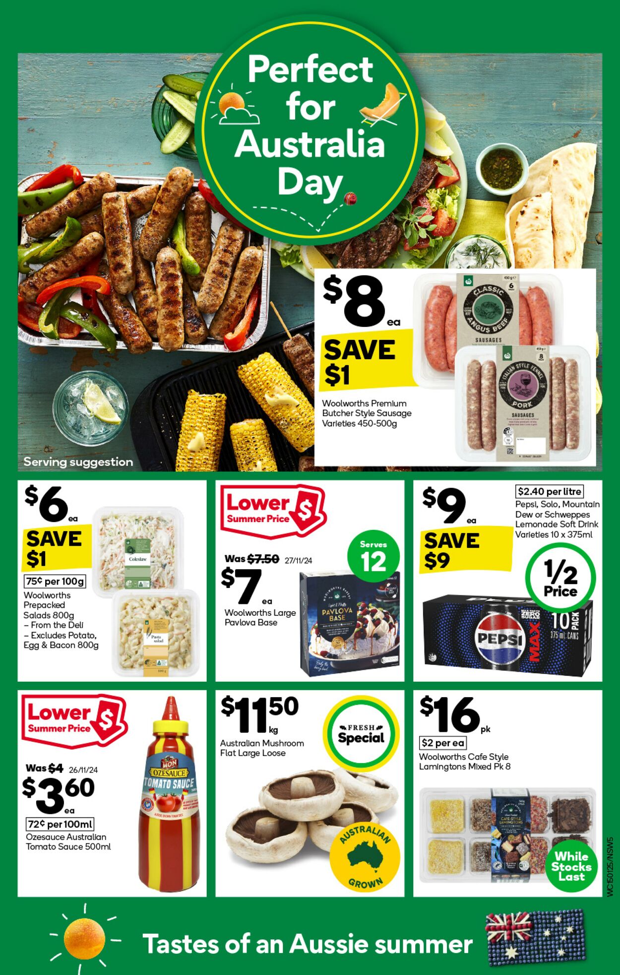 Catalogue Woolworths 15.01.2025 - 21.01.2025