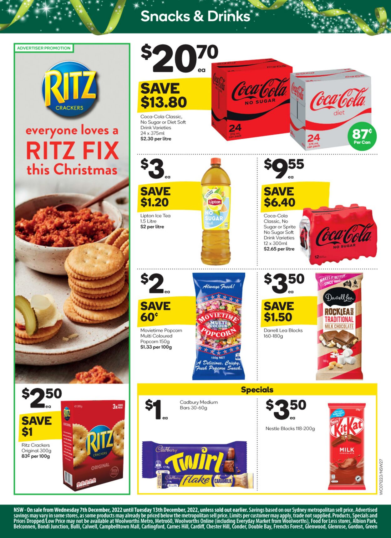 Catalogue Woolworths 07.12.2022 - 13.12.2022