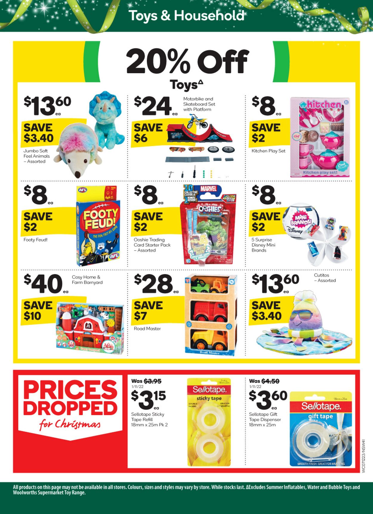 Catalogue Woolworths 07.12.2022 - 13.12.2022