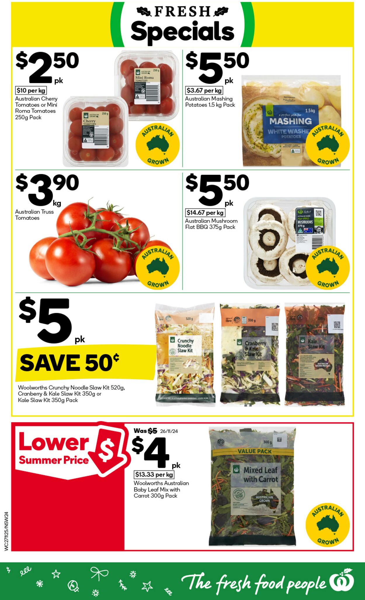 Catalogue Woolworths 27.11.2024 - 03.12.2024