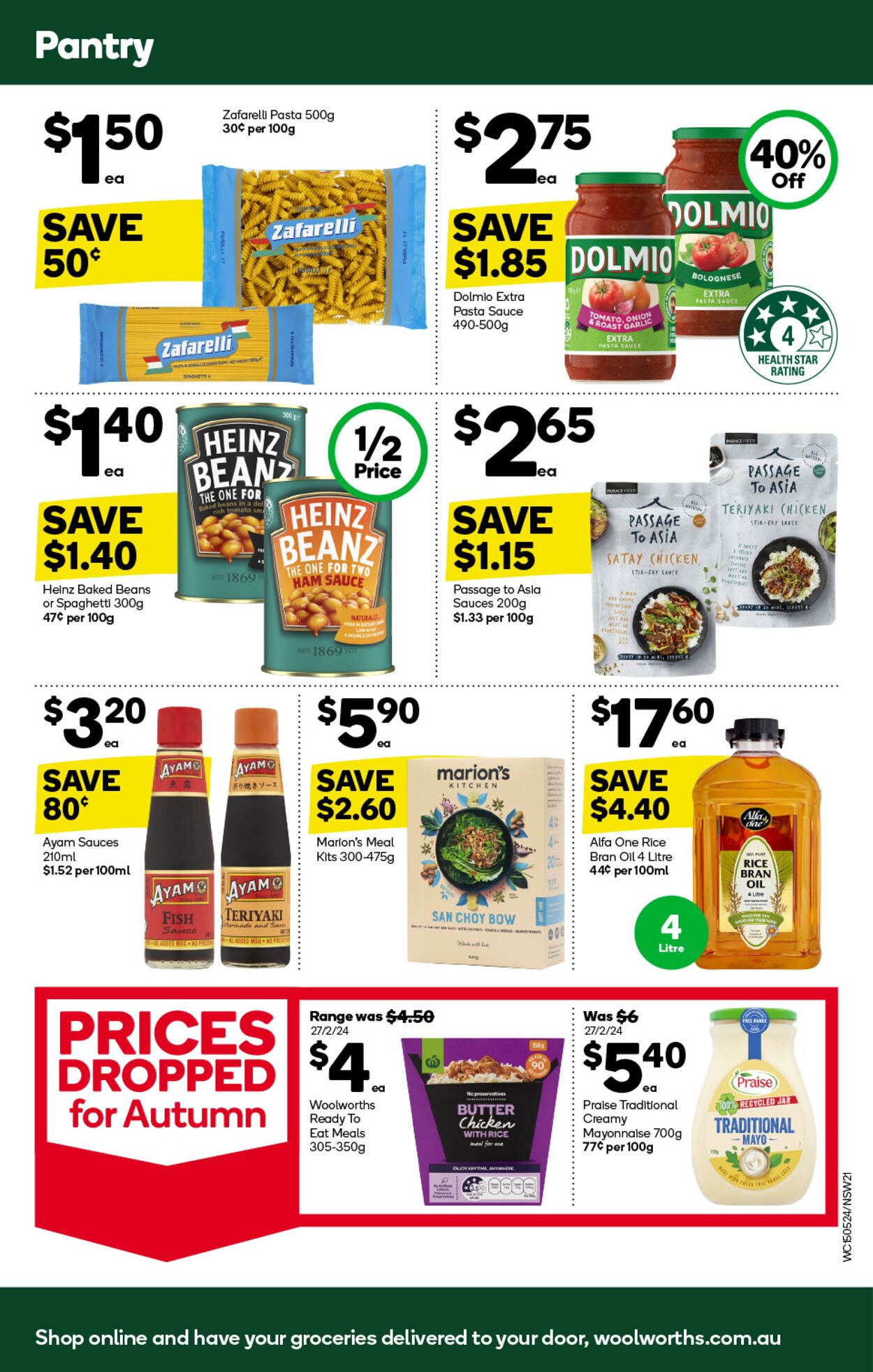 Catalogue Woolworths 15.05.2024 - 21.05.2024