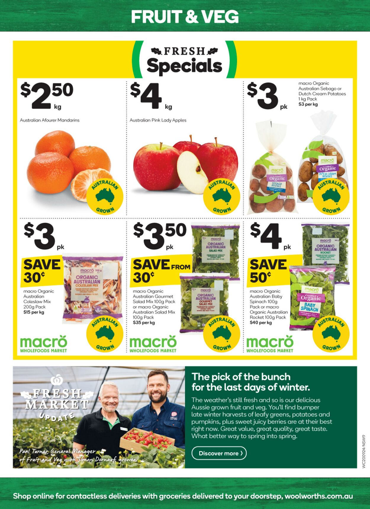 Catalogue Woolworths 20.09.2023 - 26.09.2023