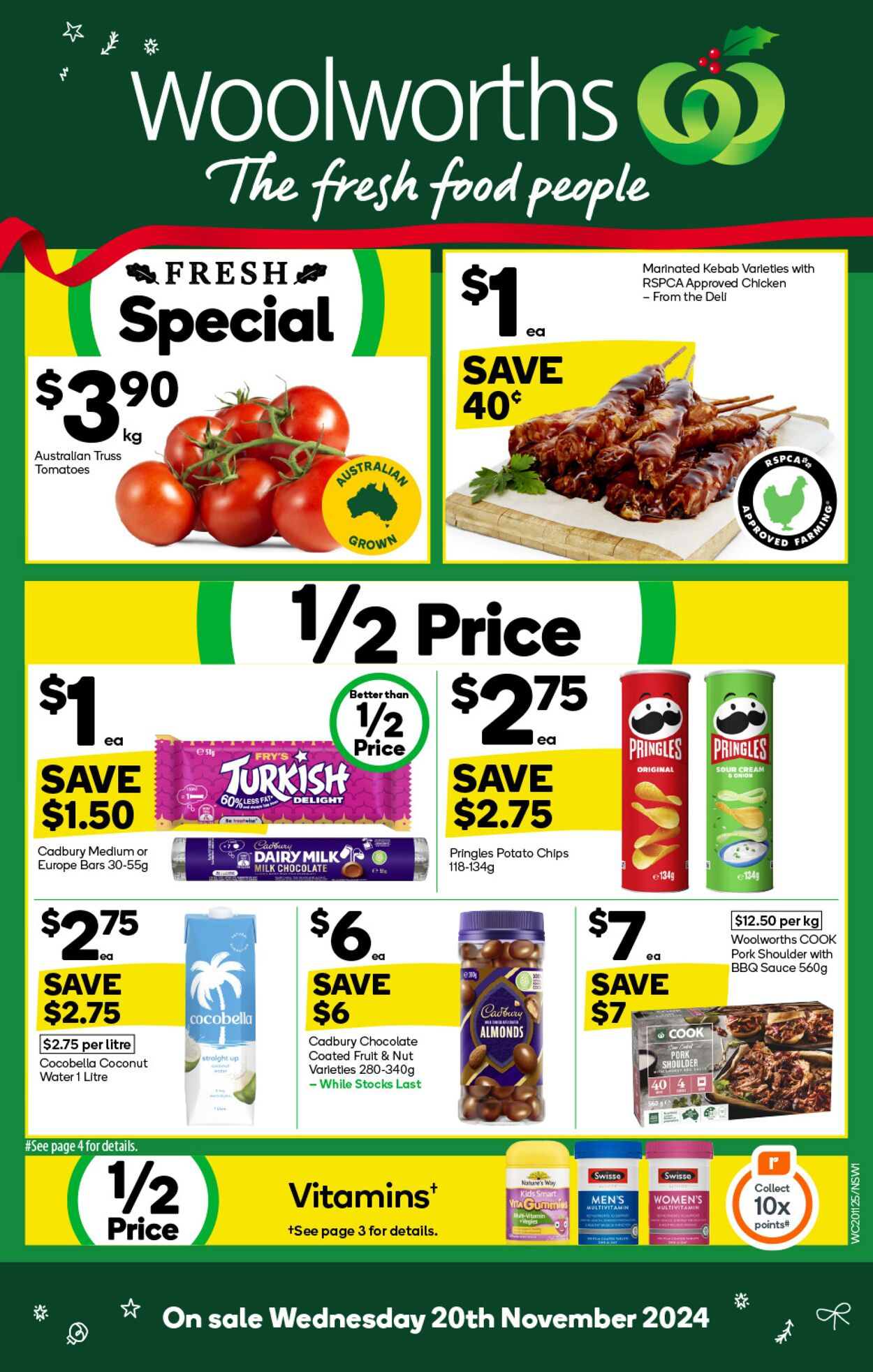 Catalogue Woolworths - Weekly Specials Catalogue NSW 20 Nov, 2024 - 26 Nov, 2024