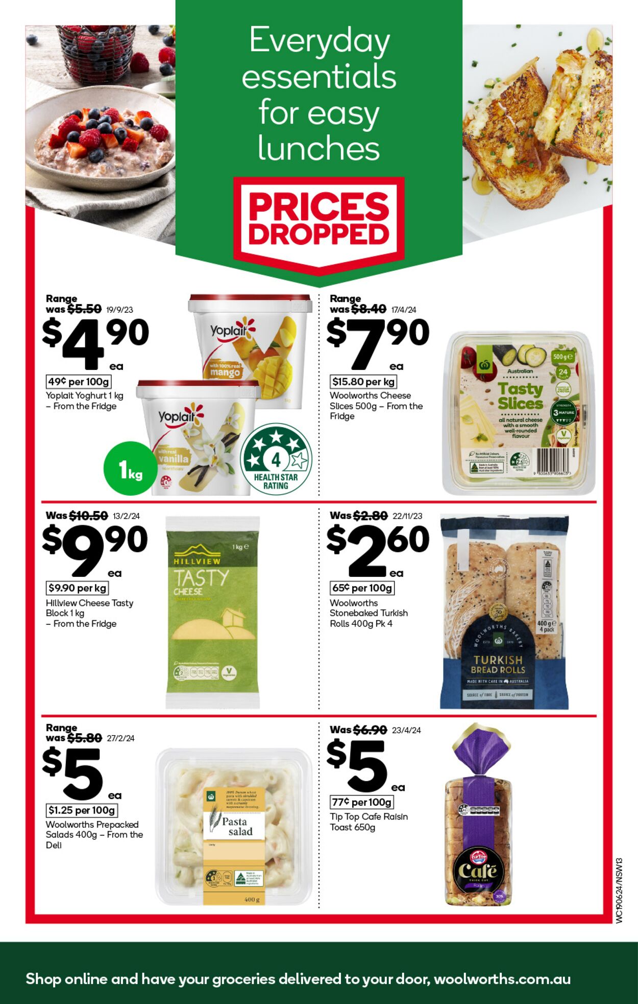 Catalogue Woolworths 19.06.2024 - 25.06.2024