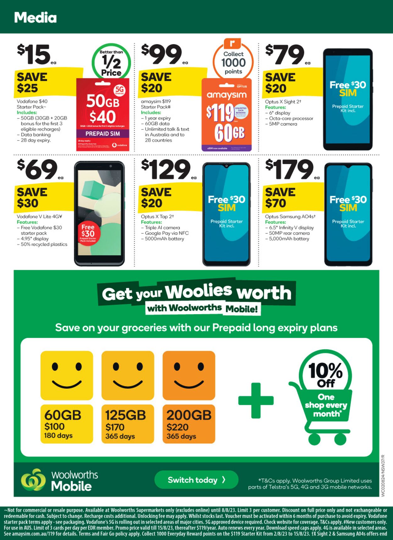 Catalogue Woolworths 02.08.2023 - 08.08.2023