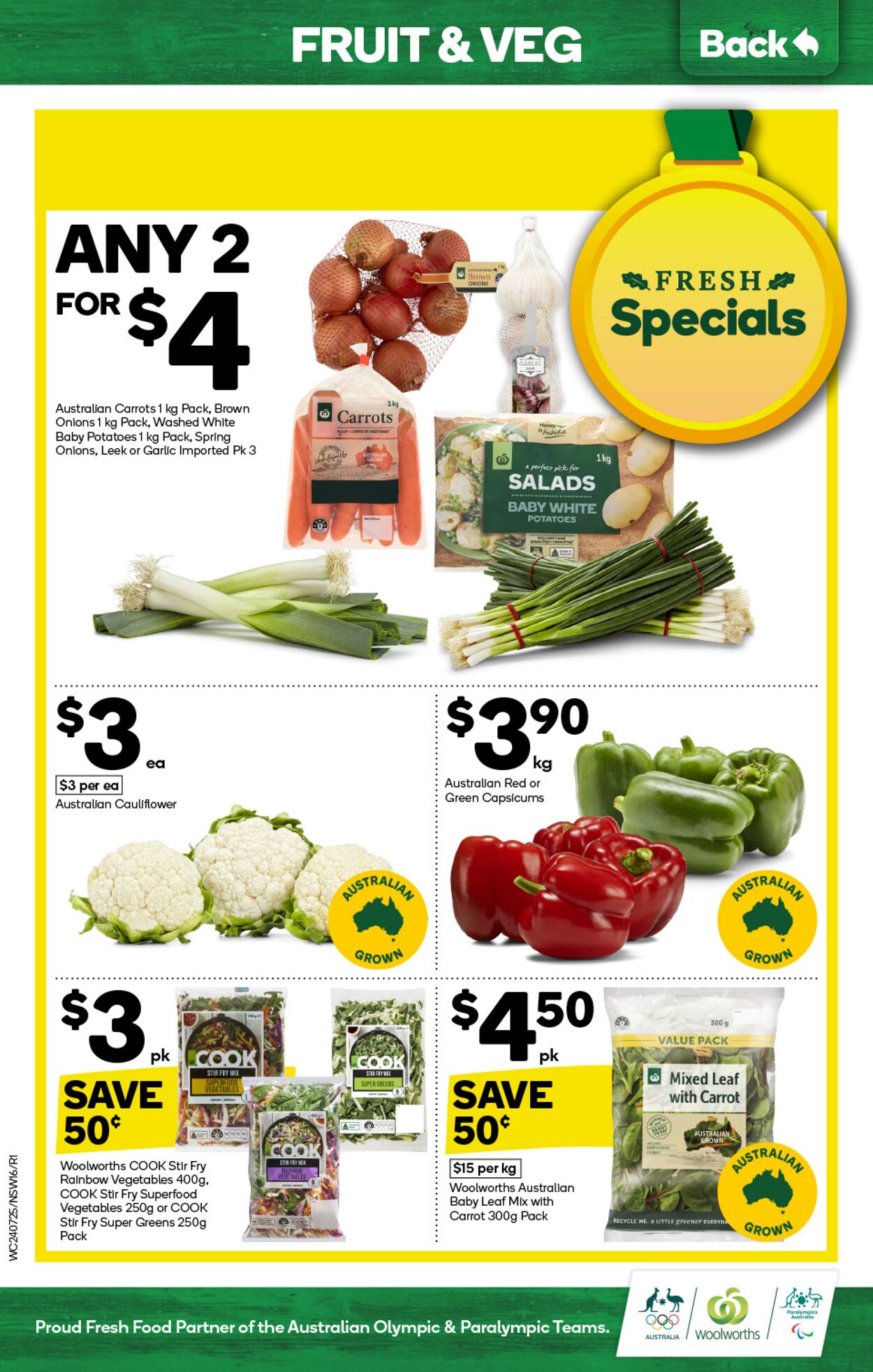 Catalogue Woolworths 24.07.2024 - 30.07.2024