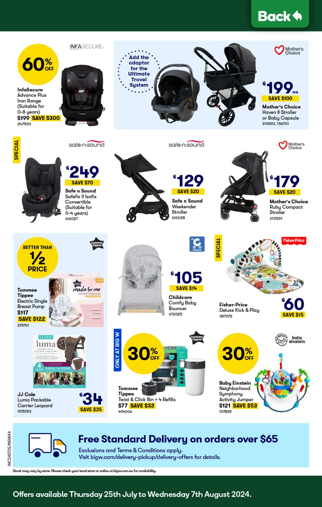 Catalogue Woolworths 24.07.2024 - 30.07.2024