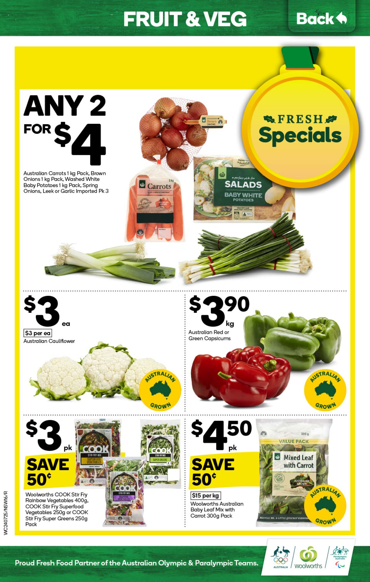 Catalogue Woolworths 24.07.2024 - 30.07.2024