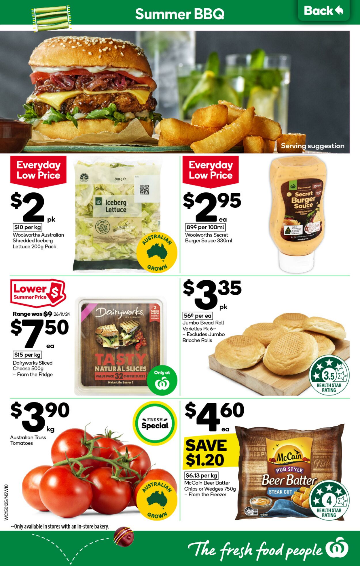 Catalogue Woolworths 15.01.2025 - 21.01.2025