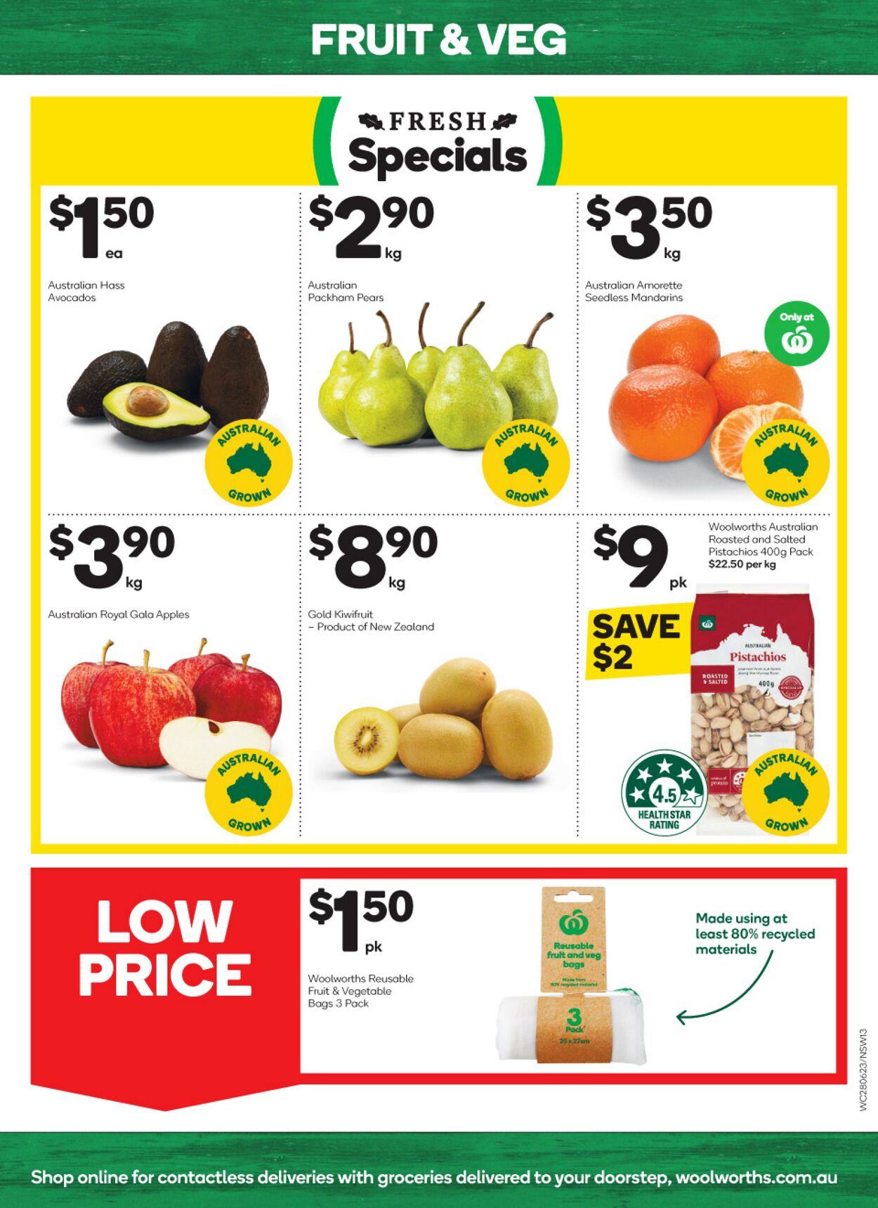 Catalogue Woolworths 28.06.2023 - 04.07.2023