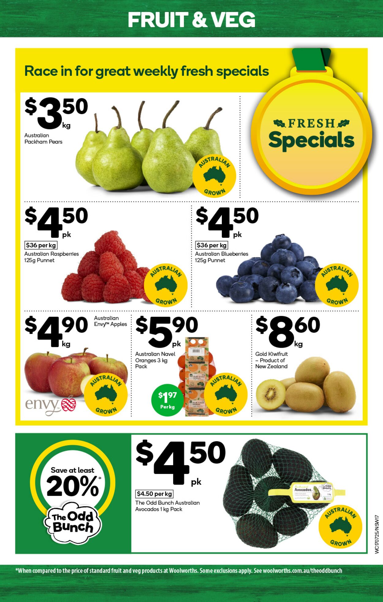 Catalogue Woolworths 17.07.2024 - 23.07.2024