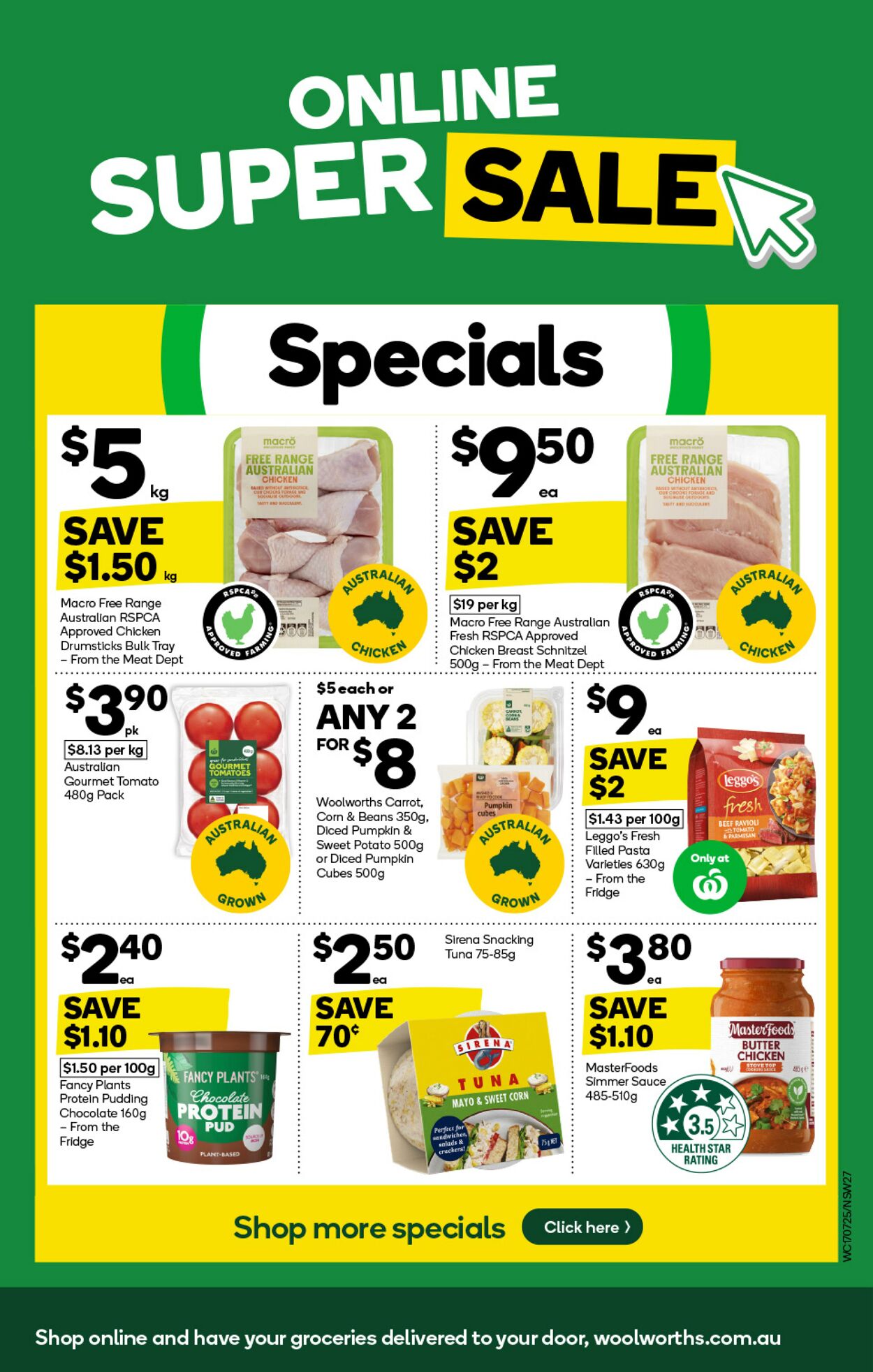 Catalogue Woolworths 17.07.2024 - 23.07.2024