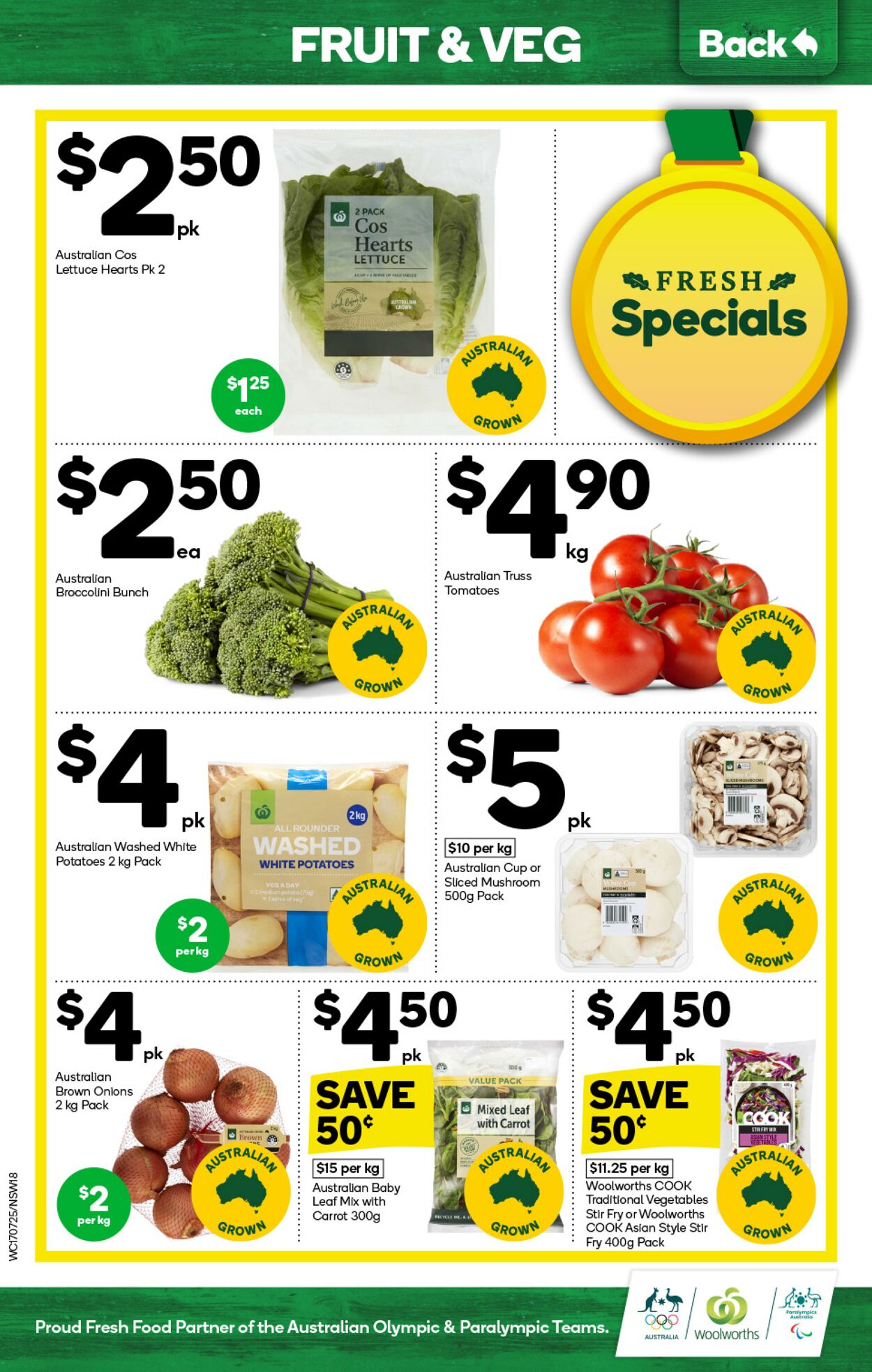 Catalogue Woolworths 17.07.2024 - 23.07.2024