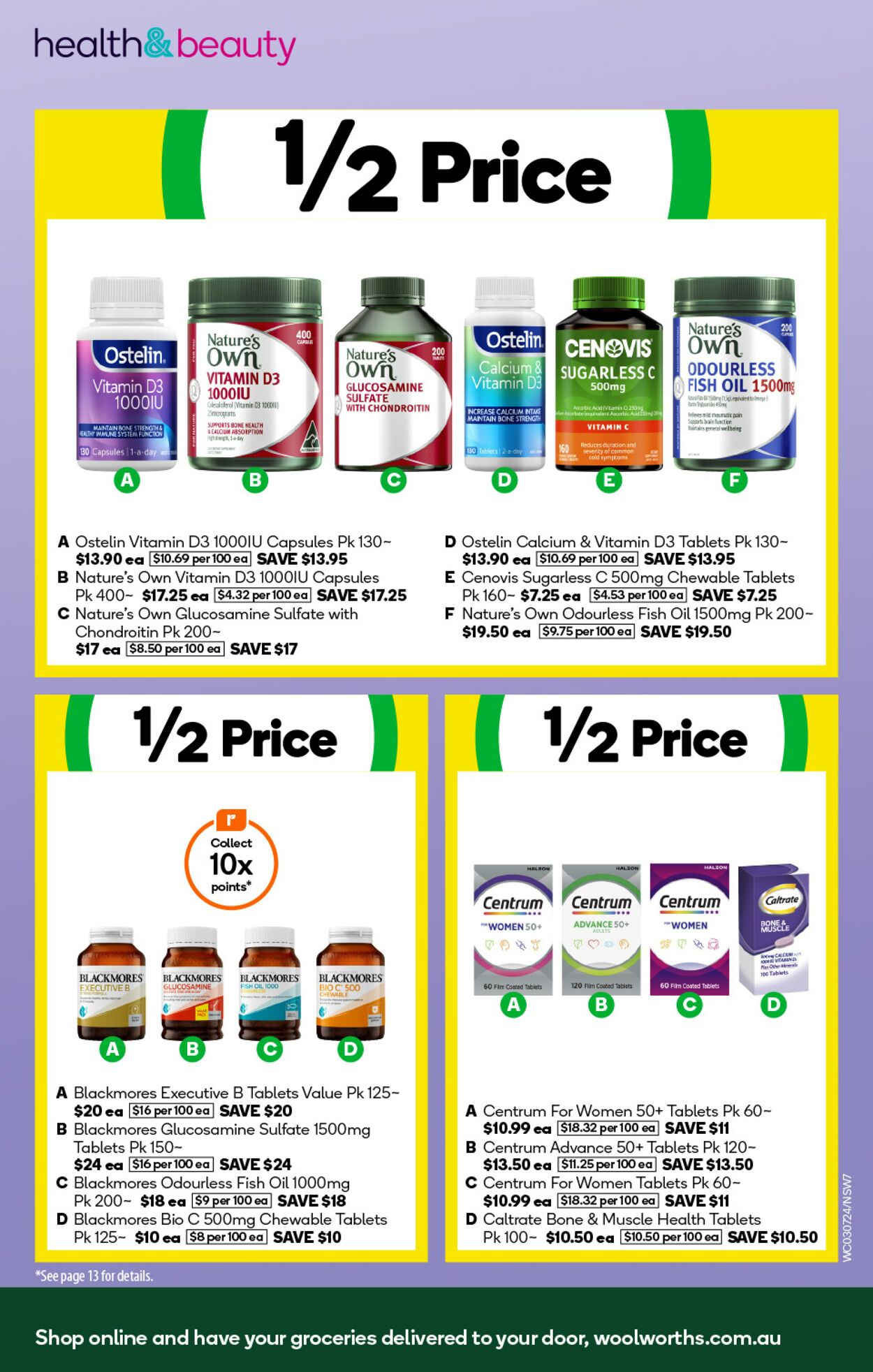 Catalogue Woolworths 03.07.2024 - 09.07.2024