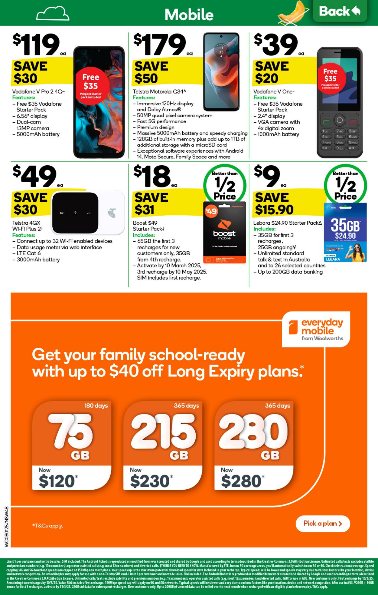 Catalogue Woolworths 08.01.2025 - 14.01.2025