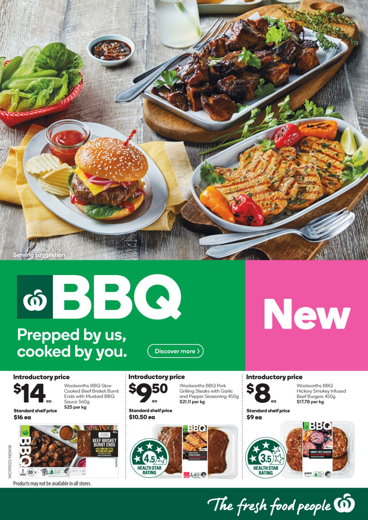 Catalogue Woolworths 19.10.2022 - 25.10.2022