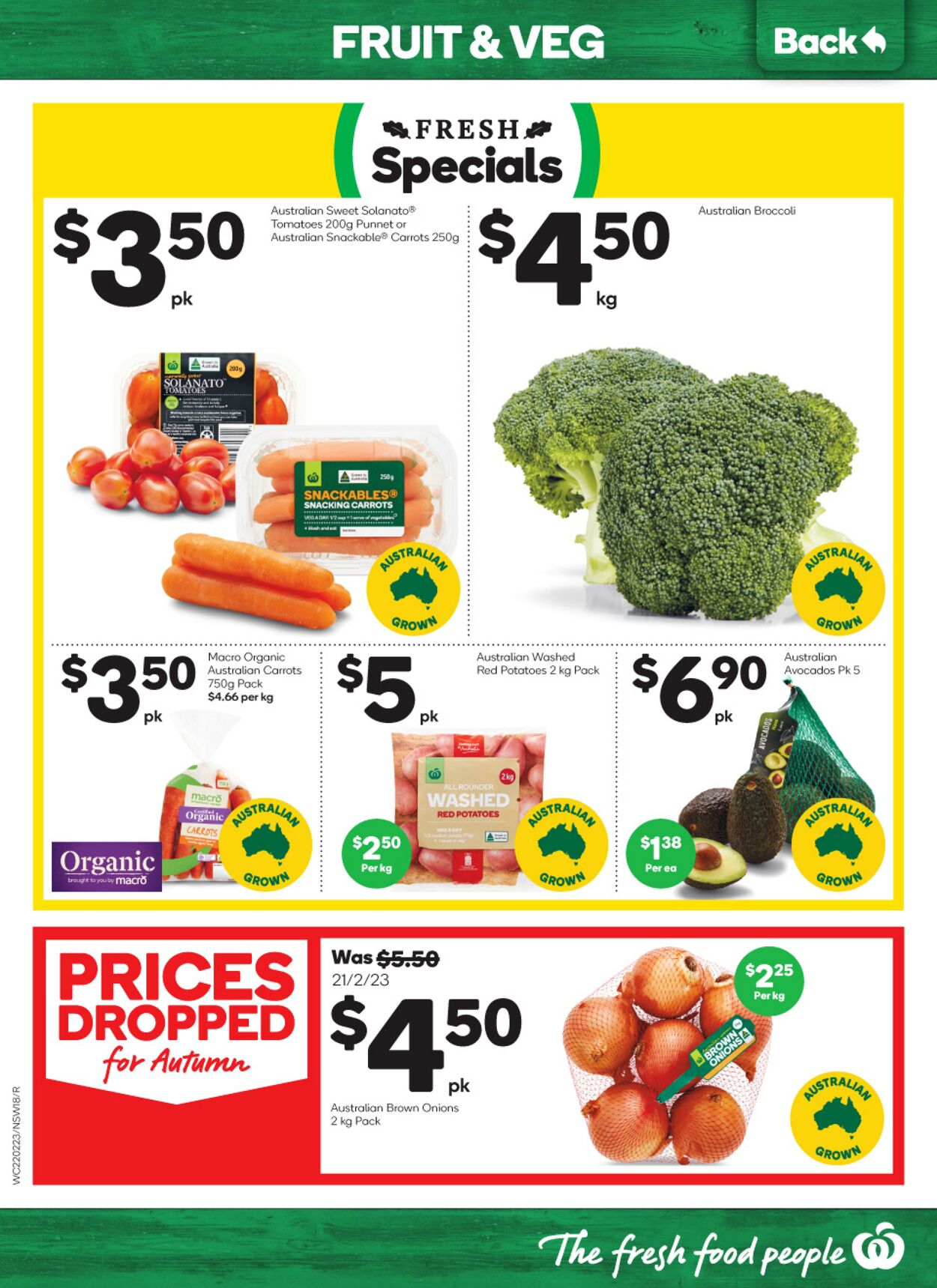 Catalogue Woolworths 22.02.2023 - 28.02.2023