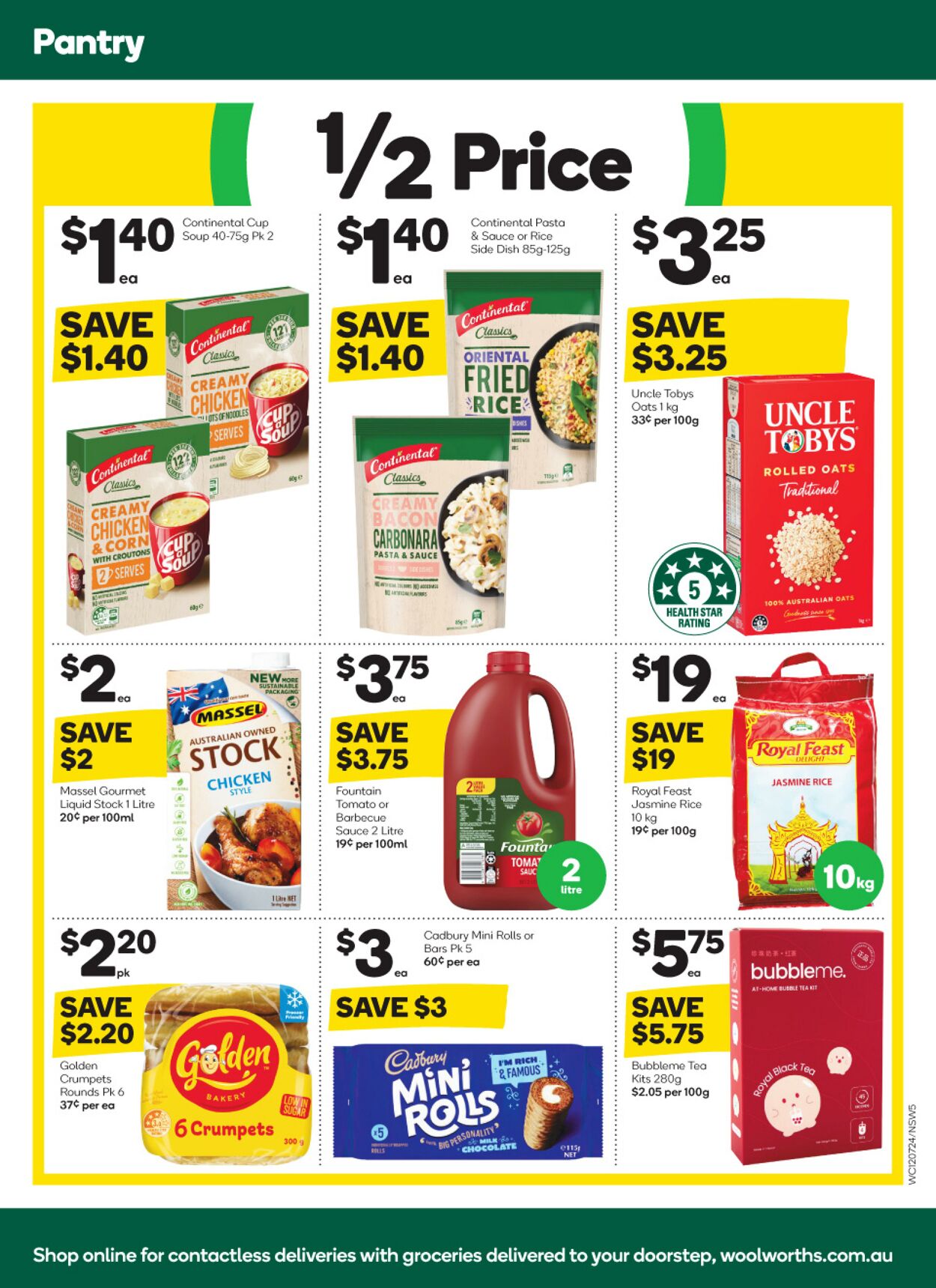 Catalogue Woolworths 12.07.2023 - 18.07.2023