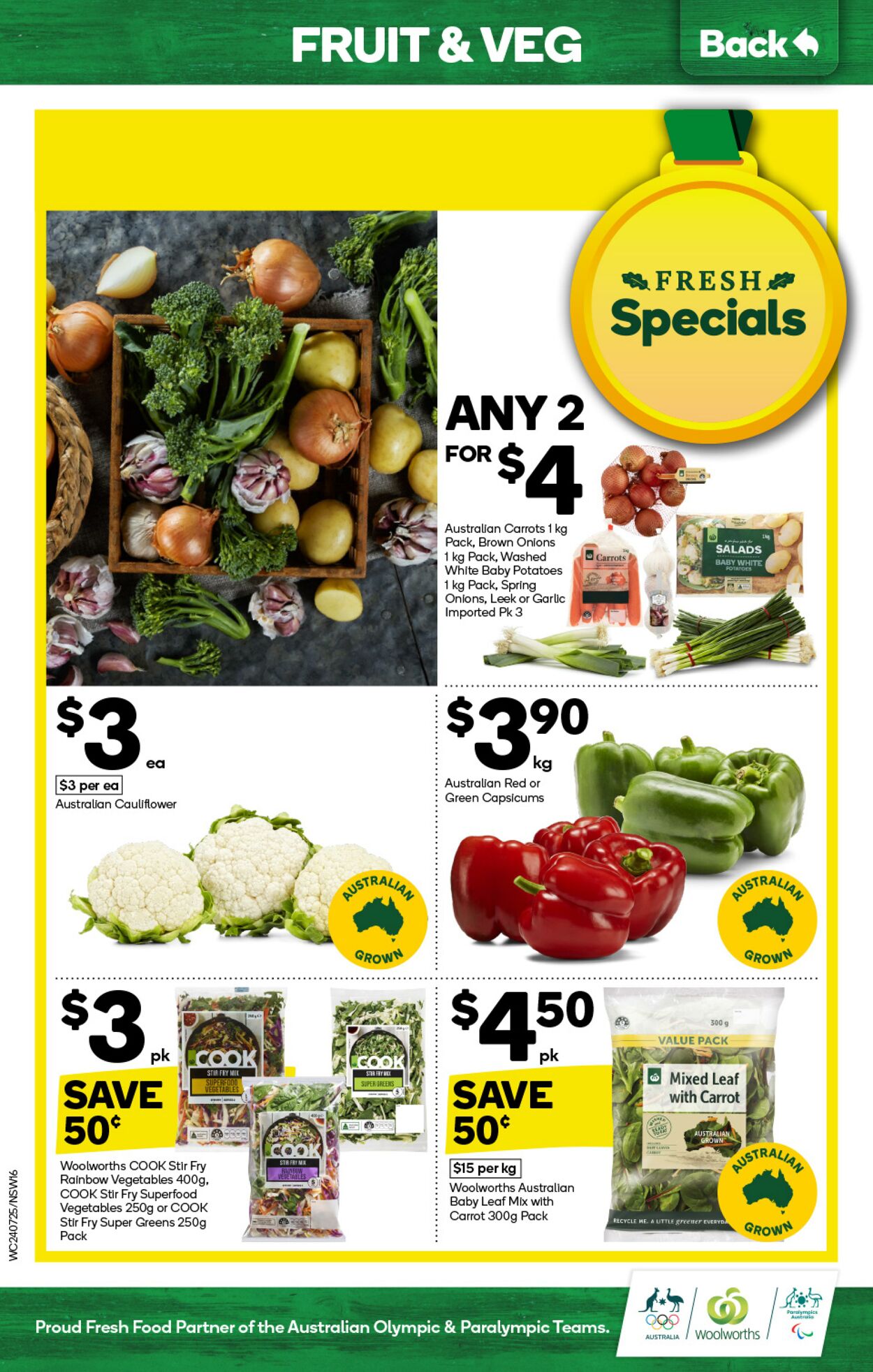 Catalogue Woolworths 24.07.2024 - 30.07.2024