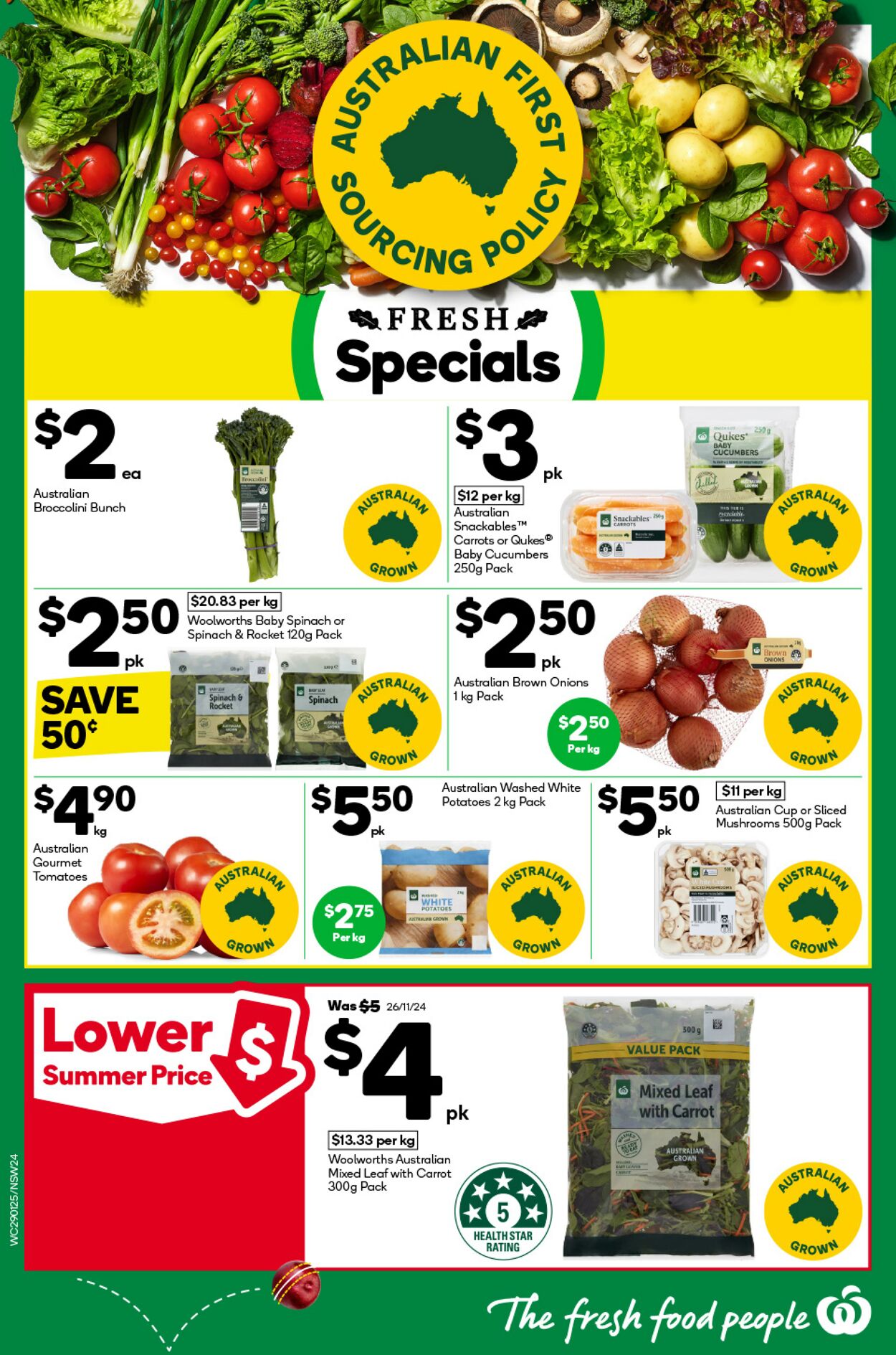 Catalogue Woolworths 29.01.2025 - 04.02.2025
