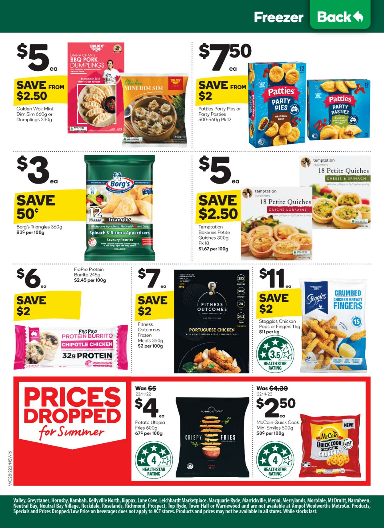 Catalogue Woolworths 28.12.2022 - 03.01.2023