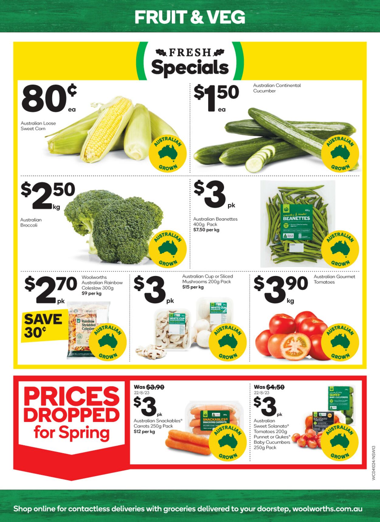 Catalogue Woolworths 04.10.2023 - 10.10.2023