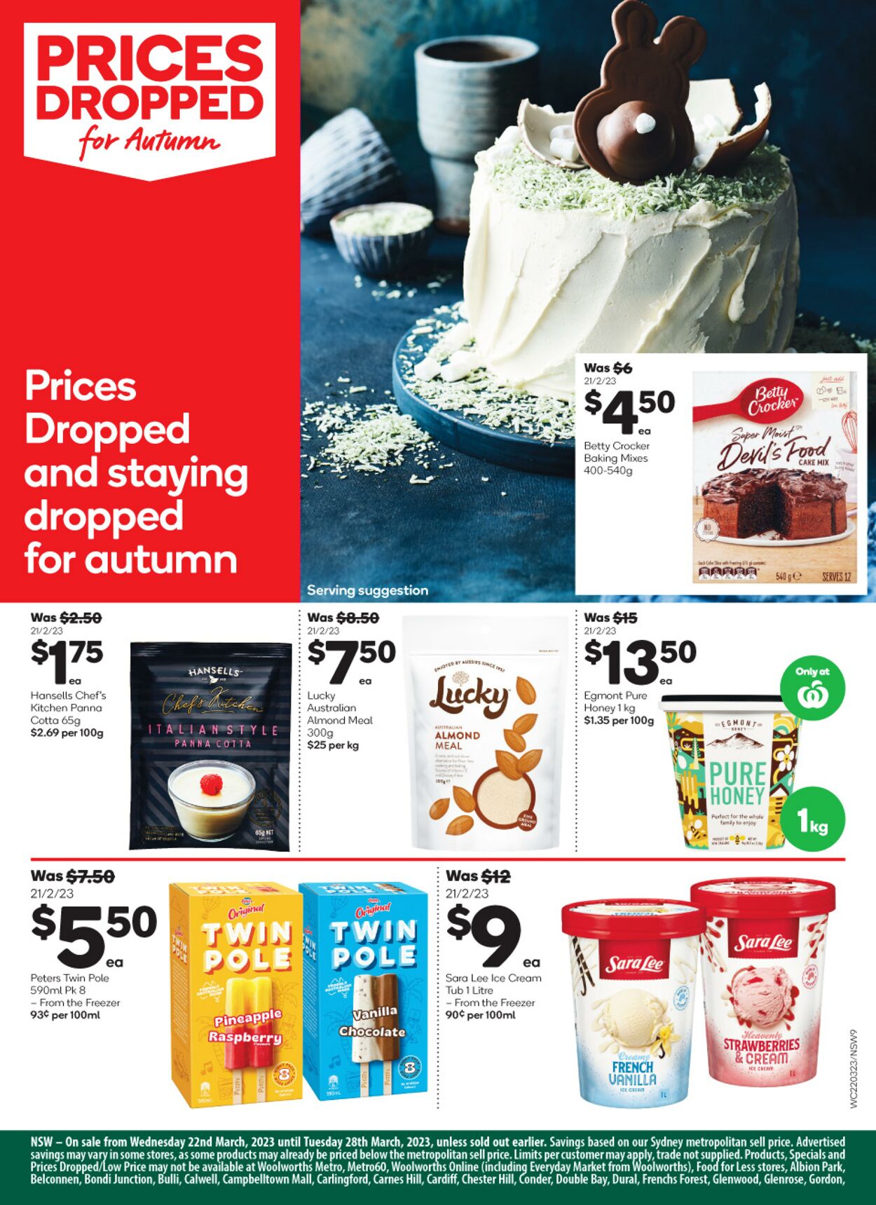 Catalogue Woolworths 22.03.2023 - 28.03.2023