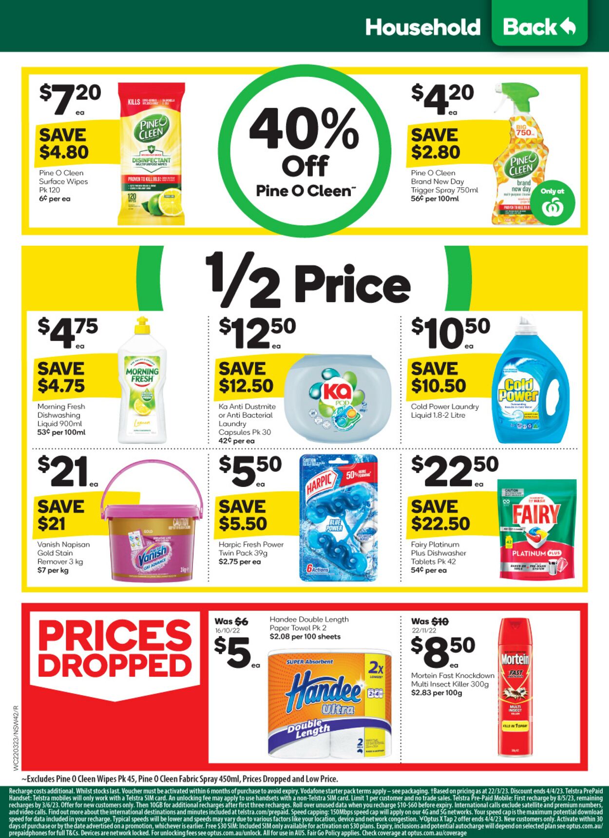 Catalogue Woolworths 22.03.2023 - 28.03.2023