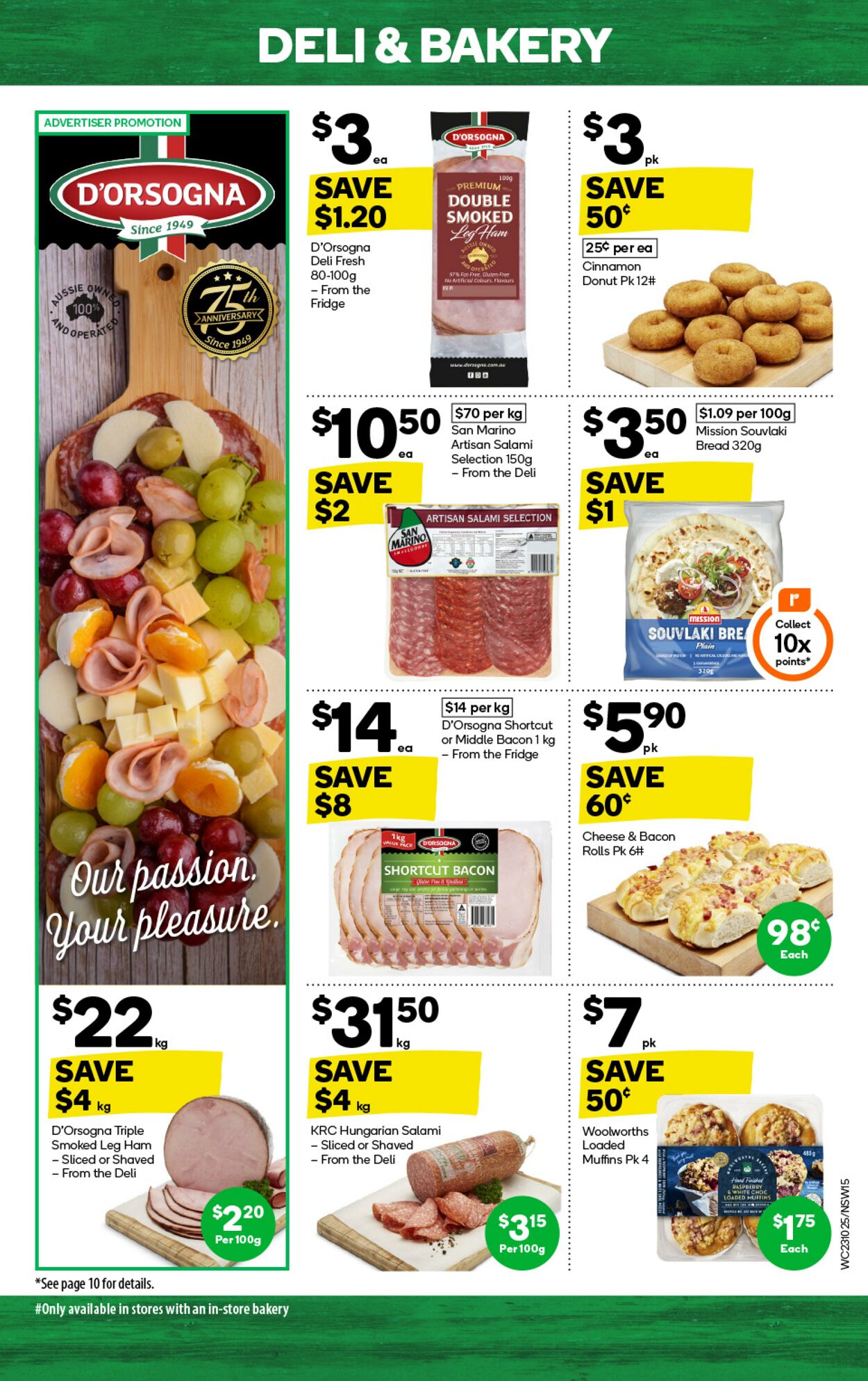 Catalogue Woolworths 23.10.2024 - 29.10.2024