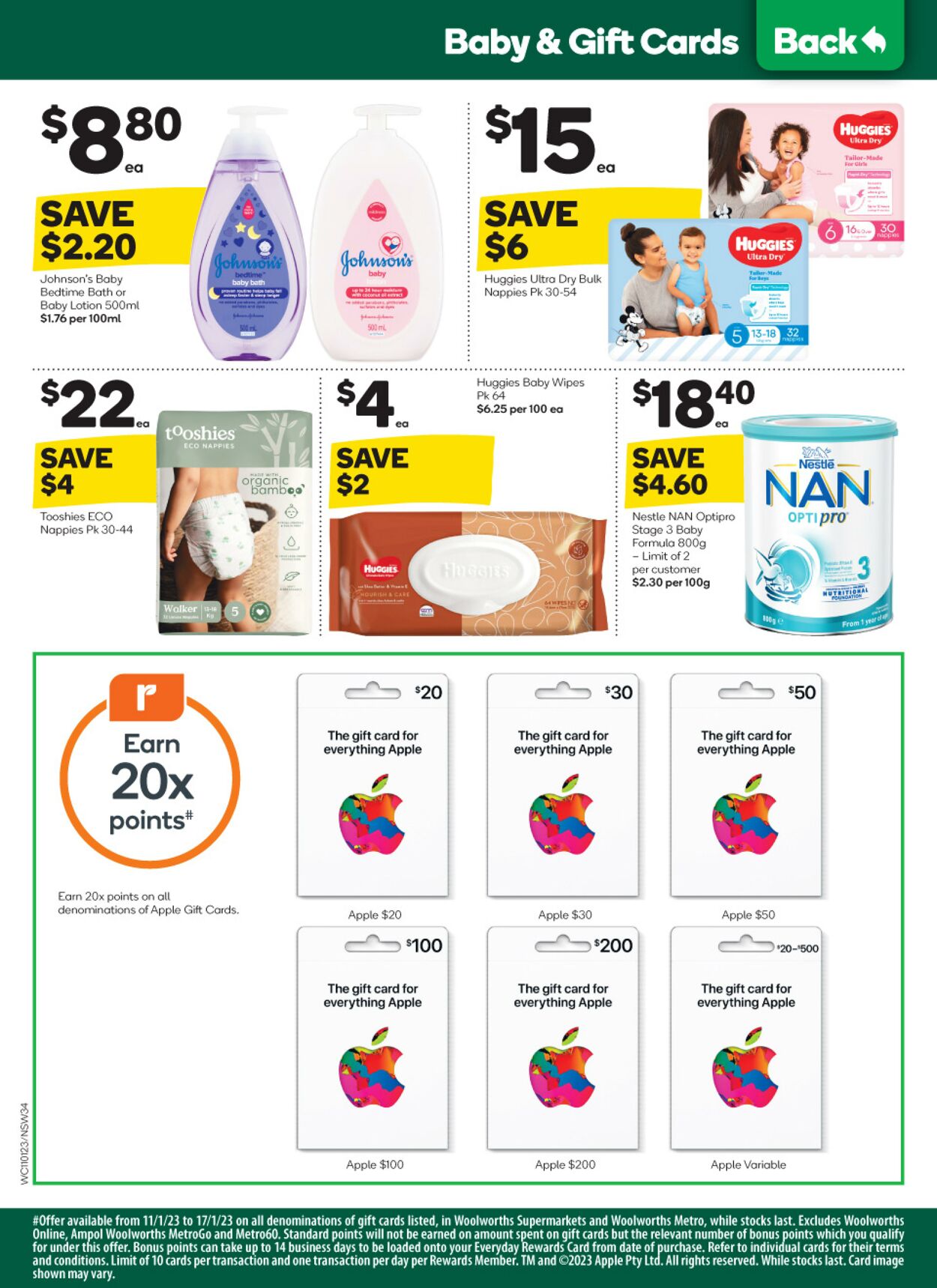 Catalogue Woolworths 11.01.2023 - 17.01.2023