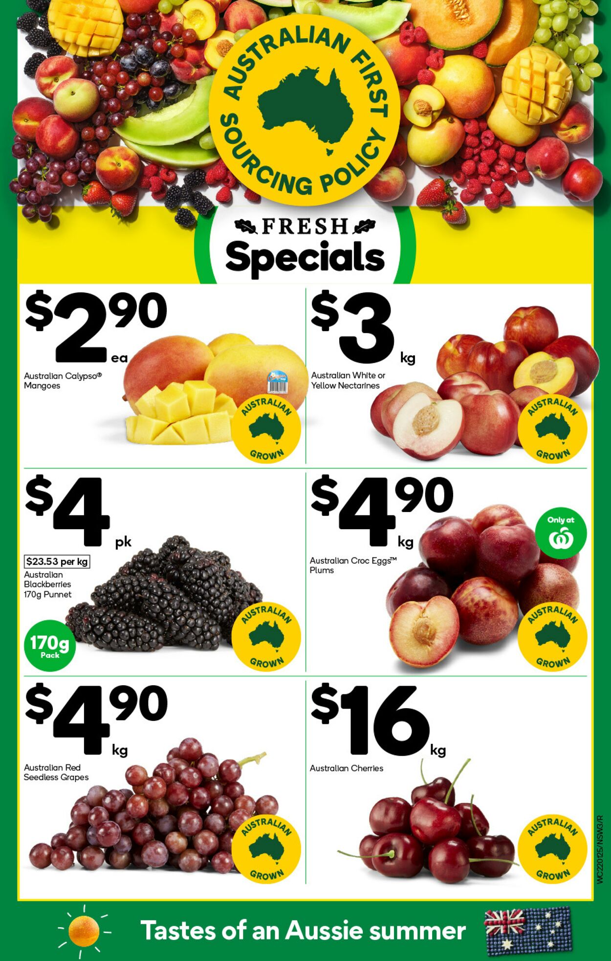 Catalogue Woolworths 22.01.2025 - 28.01.2025