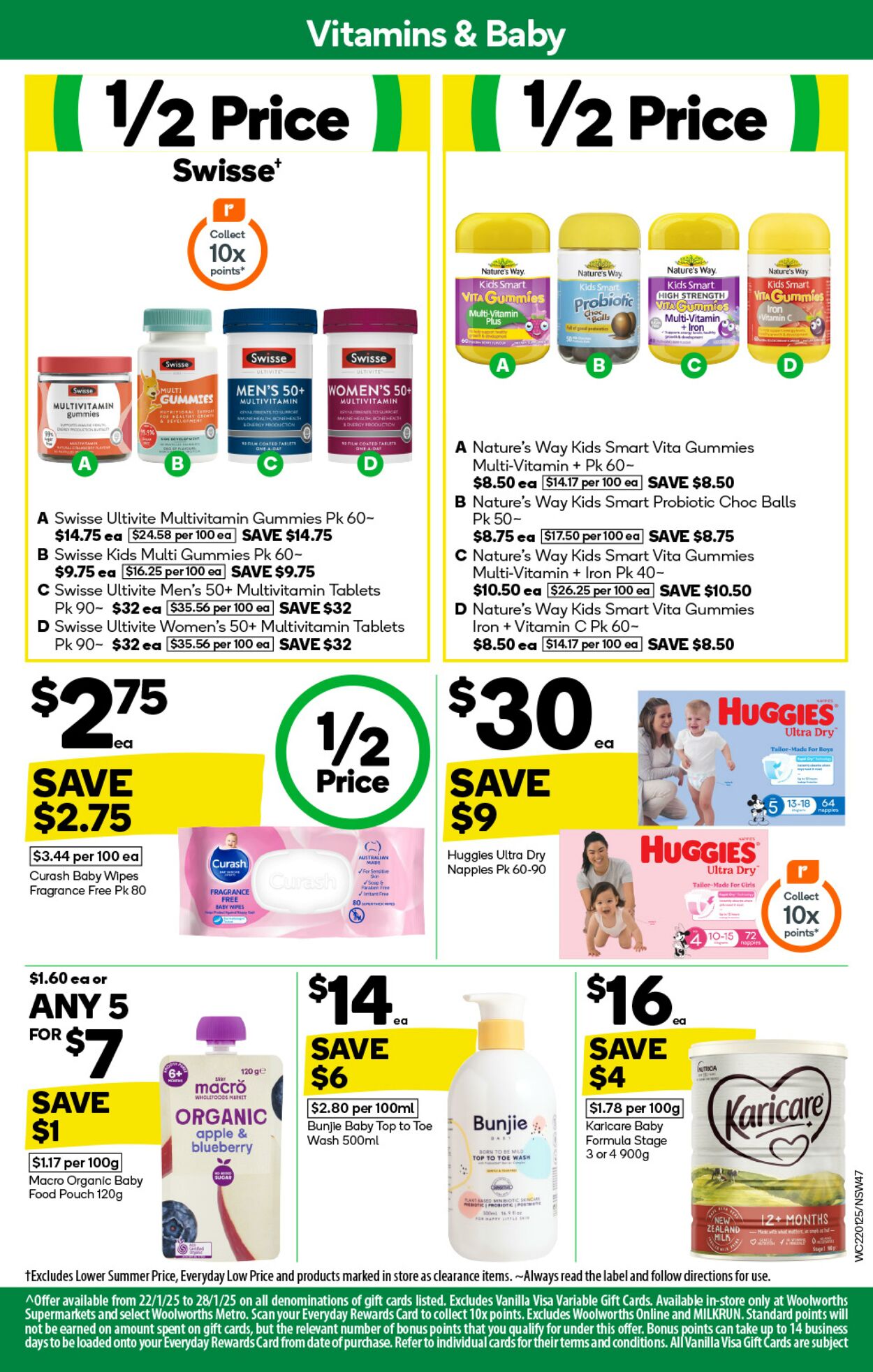 Catalogue Woolworths 22.01.2025 - 28.01.2025